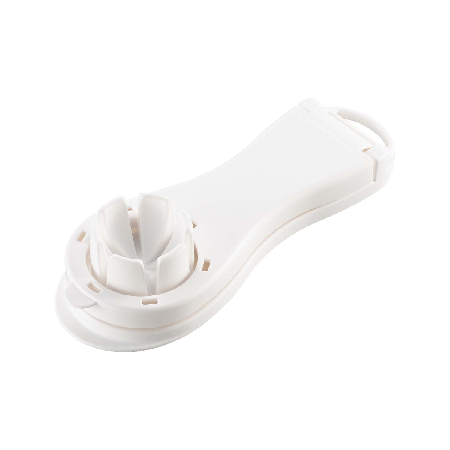 Akebono Professional Vertical Egg Slicer - Stainless Steel Egg Cutter for Hard Boiled Eggs - Perfect for Salads, Sandwiches & Garnishing