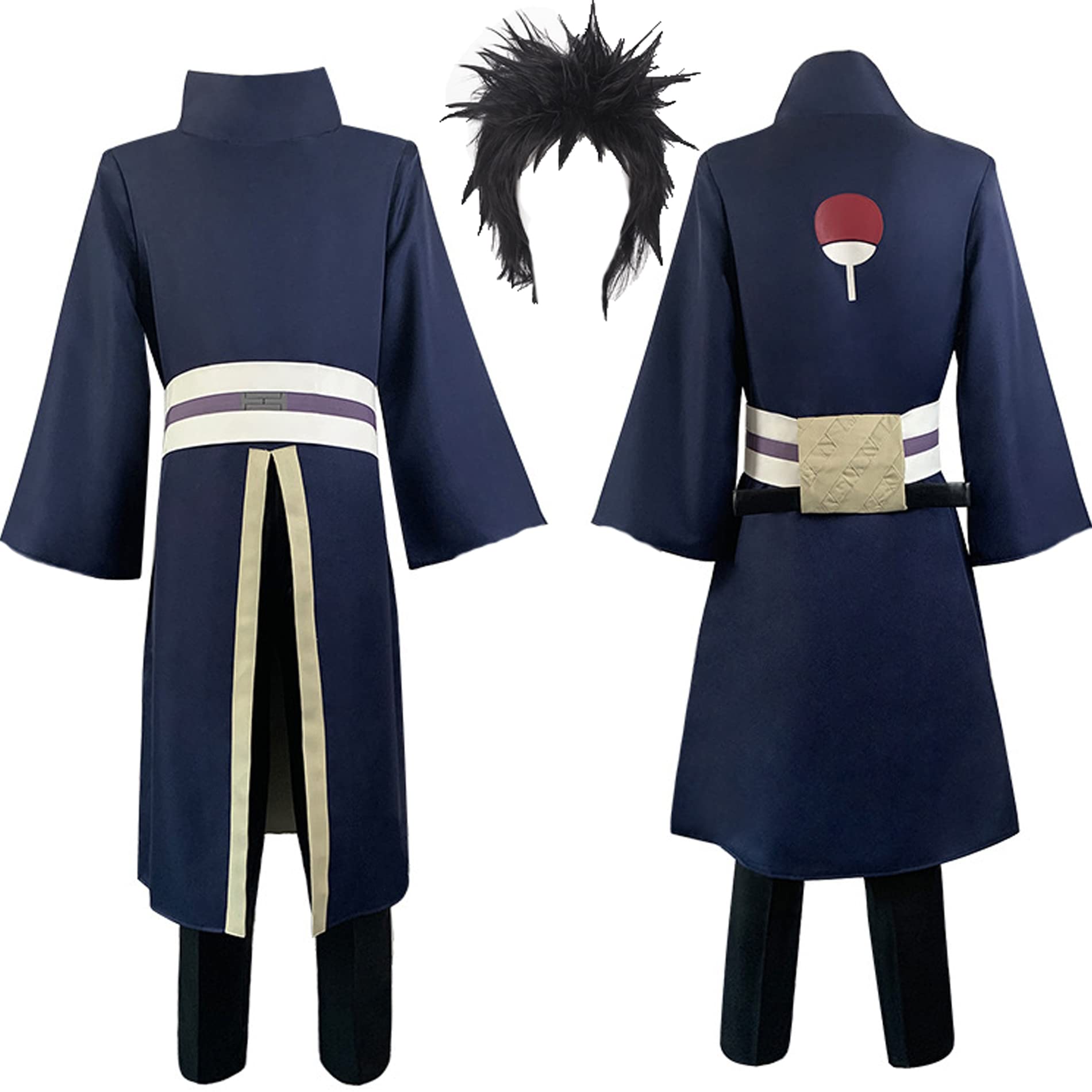 Obito Uchiha Cosplay Costume for Men - Anime Naruto Character Outfit with Cloak & Uniform | Halloween, Comic Con, Cosplay Events