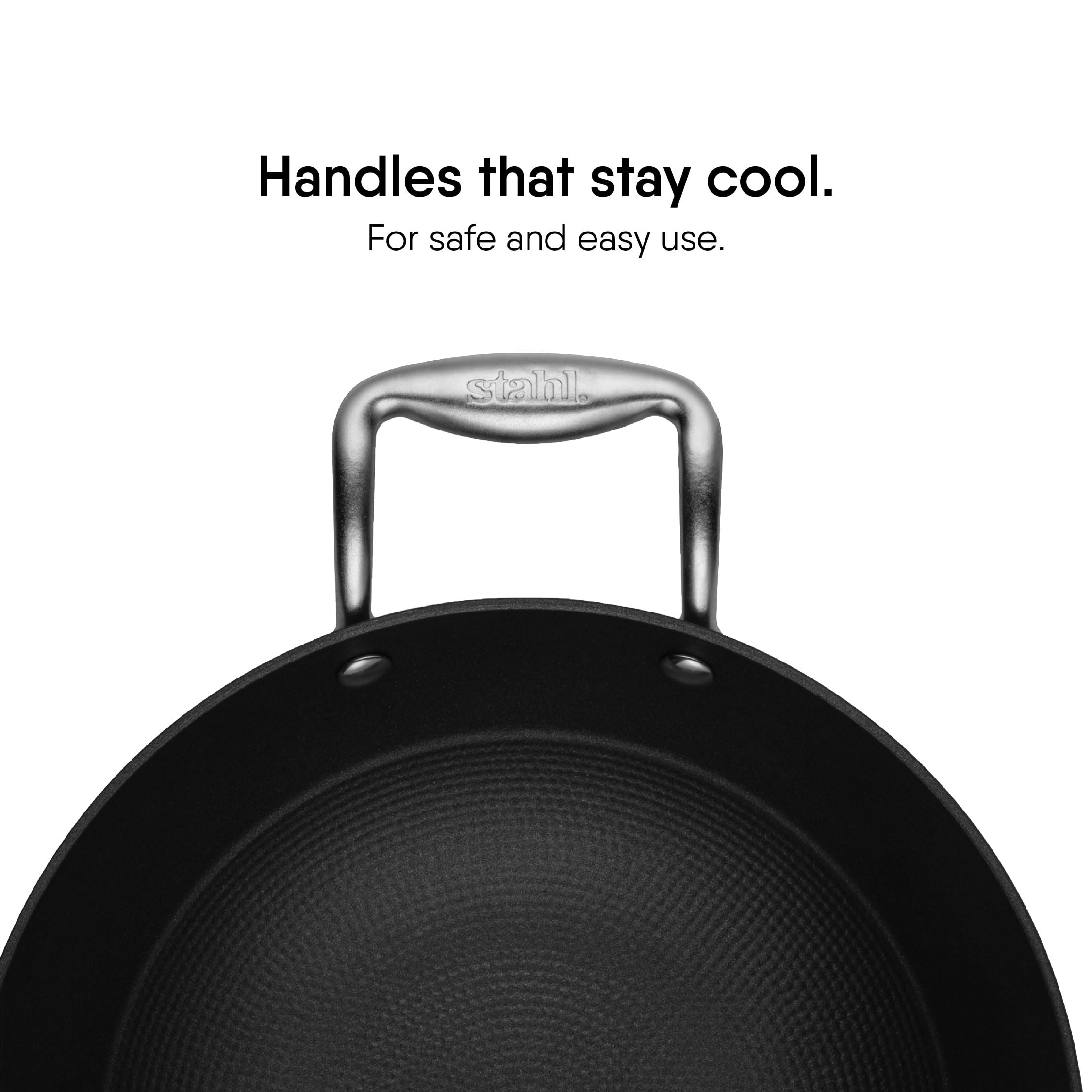 Premium Stahl Blacksmith Hybrid Enameled Cast Iron Kadhai – 3L (28cm) Rust-Proof Cooking Pot for Indian Cuisine | Lightweight & Durable | Induction & Gas Stove Compatible | Perfect for Curries, Stir-Fries & Deep Frying