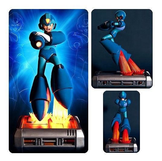 Capcom Mega Man X 17-Inch Limited Edition Collectible Statue by First 4 Figures - Perfect for Gaming Room Decor & Anime Collector's Display