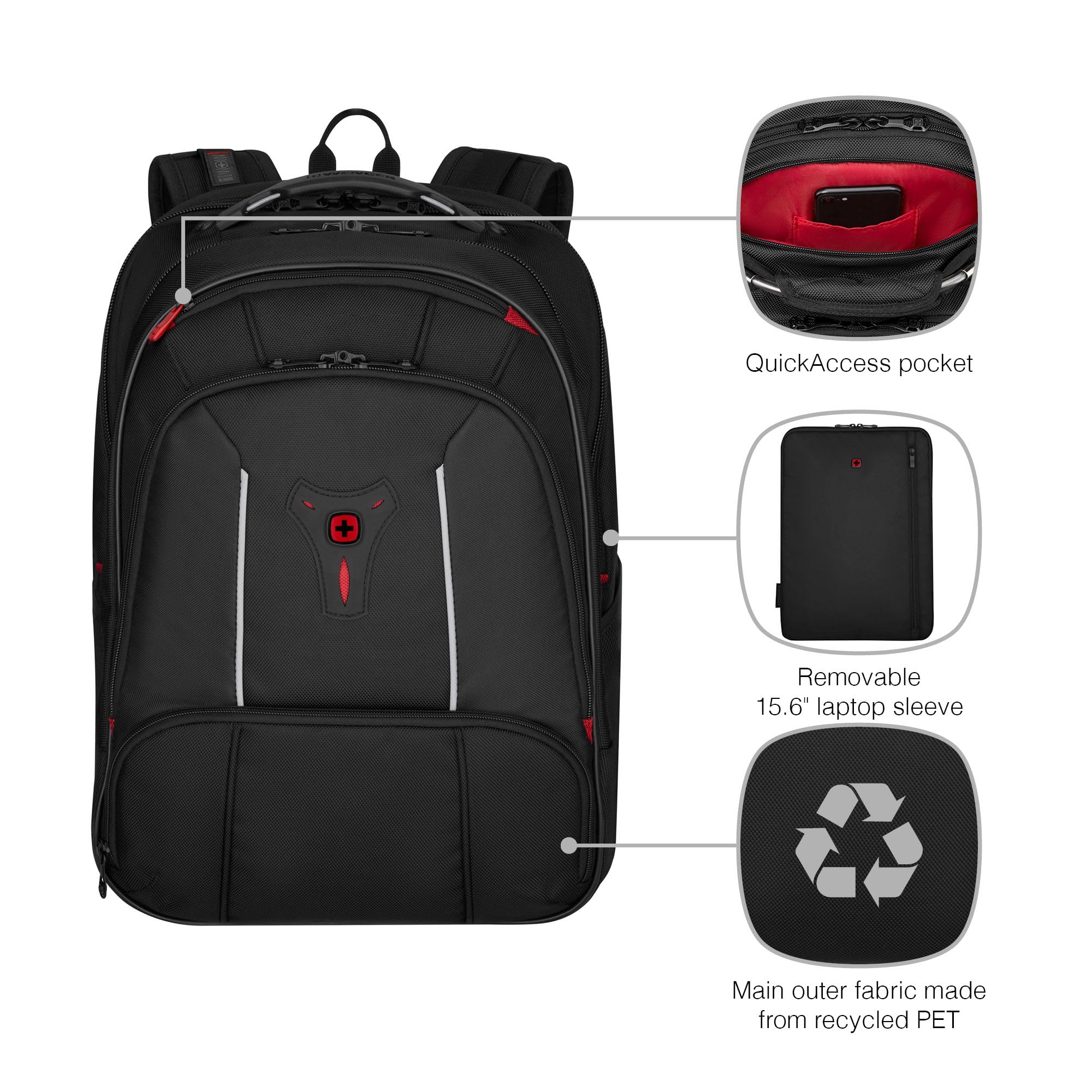 WENGER Carbon Pro Laptop Backpack for 17