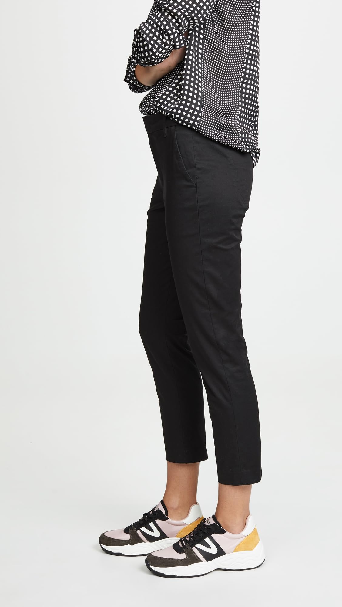 Vince Women's Coin Pocket Chino Pants - Slim Fit Casual Trousers for Work & Weekend | Comfortable Stretch Fabric for Office, Travel & Everyday Wear