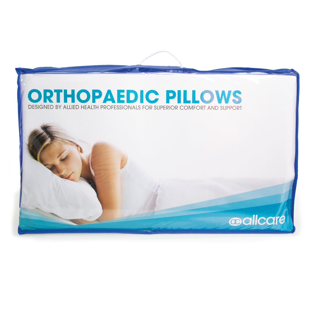 Allcare Streamline Pillow - Orthopedic Memory Foam Pillow for Neck Pain Relief & Side Sleepers - Perfect for Back, Stomach & Side Sleeping Positions
