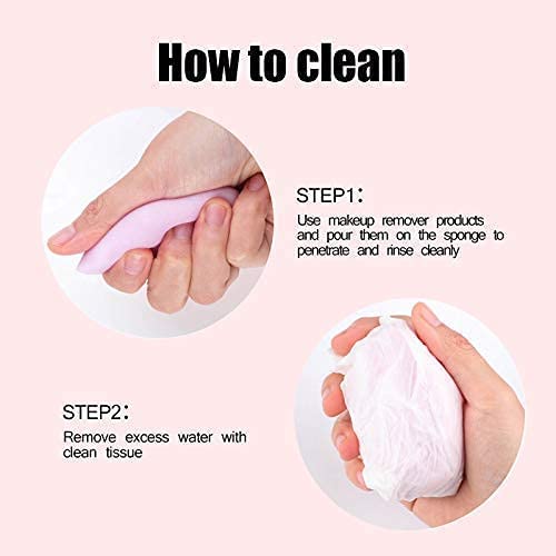 MASTADI Beauty Blender Makeup Sponge - 5 Pack Premium Foundation Blender & Cleaner Puff for Flawless Face Makeup Application - Perfect for Liquid, Cream & Powder Cosmetics