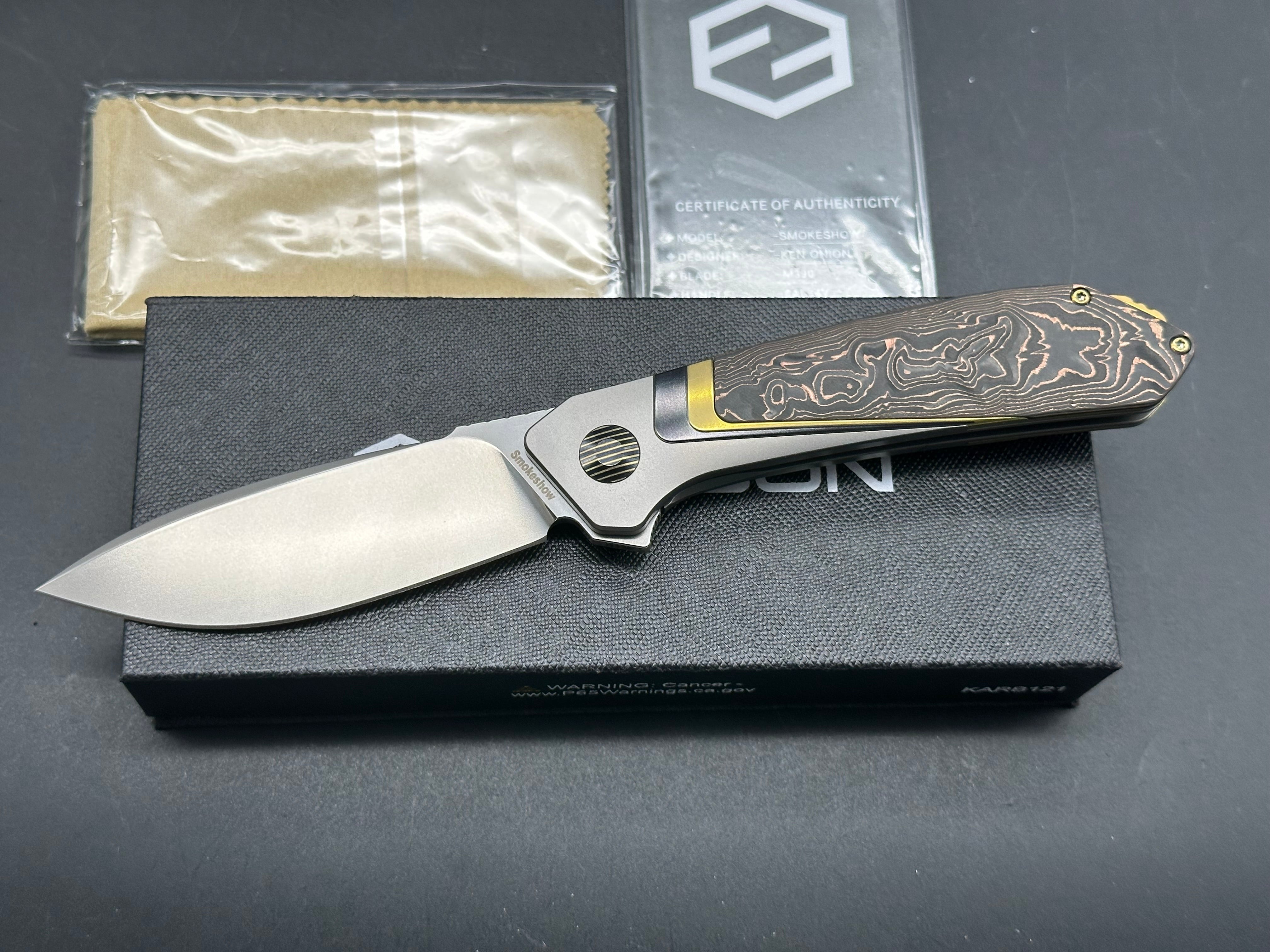 Premium Karbon Knives Smokeshow Collection - High-Performance Kitchen Knives Set for Professional Chefs & Home Cooking - Perfect for Slicing, Dicing, and Food Preparation