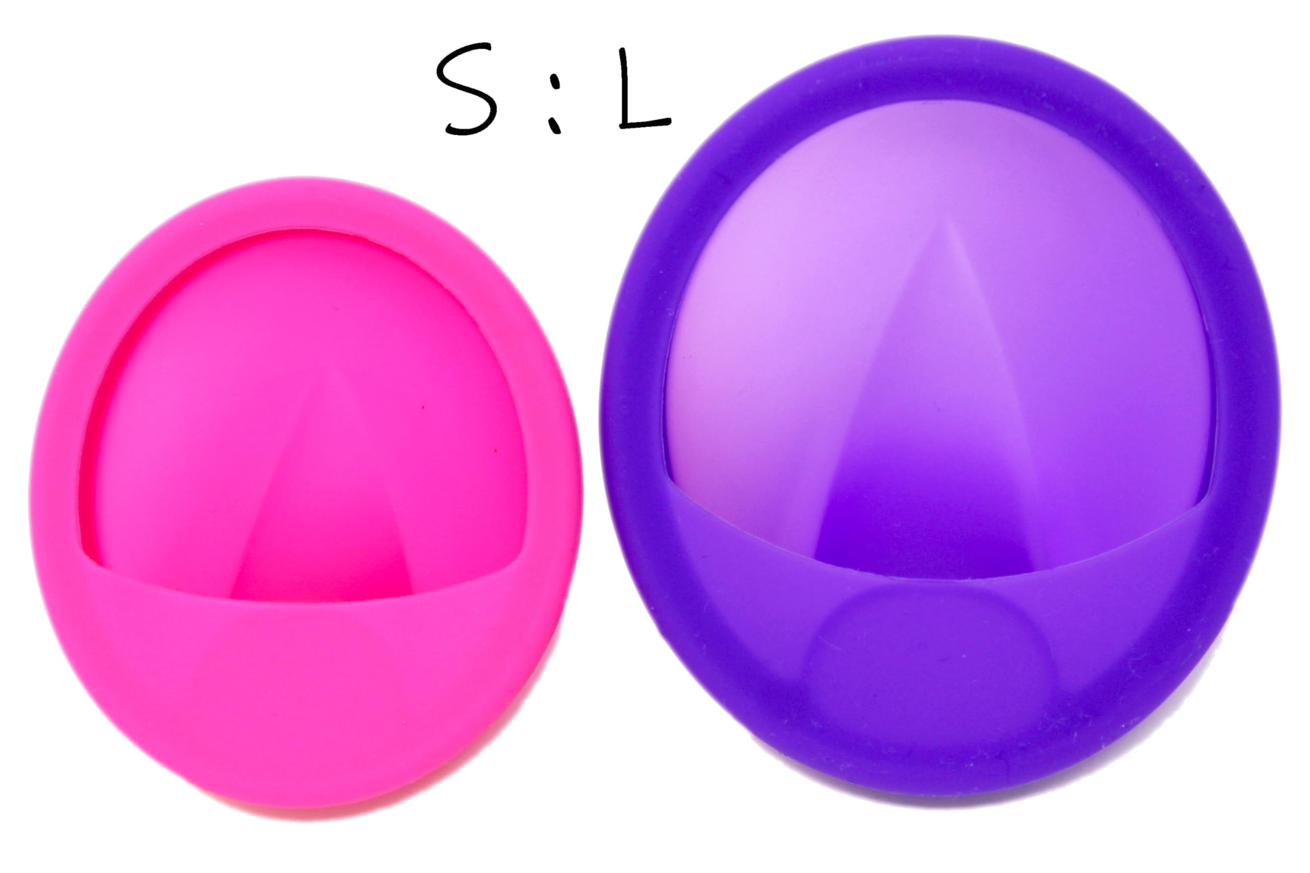 LeyDisk Menstrual Disc for Women - Soft Silicone Reusable Period Cup (Size S, Pink) | Comfortable & Leak-Proof for Active Lifestyles, Swimming, Yoga & Overnight Wear