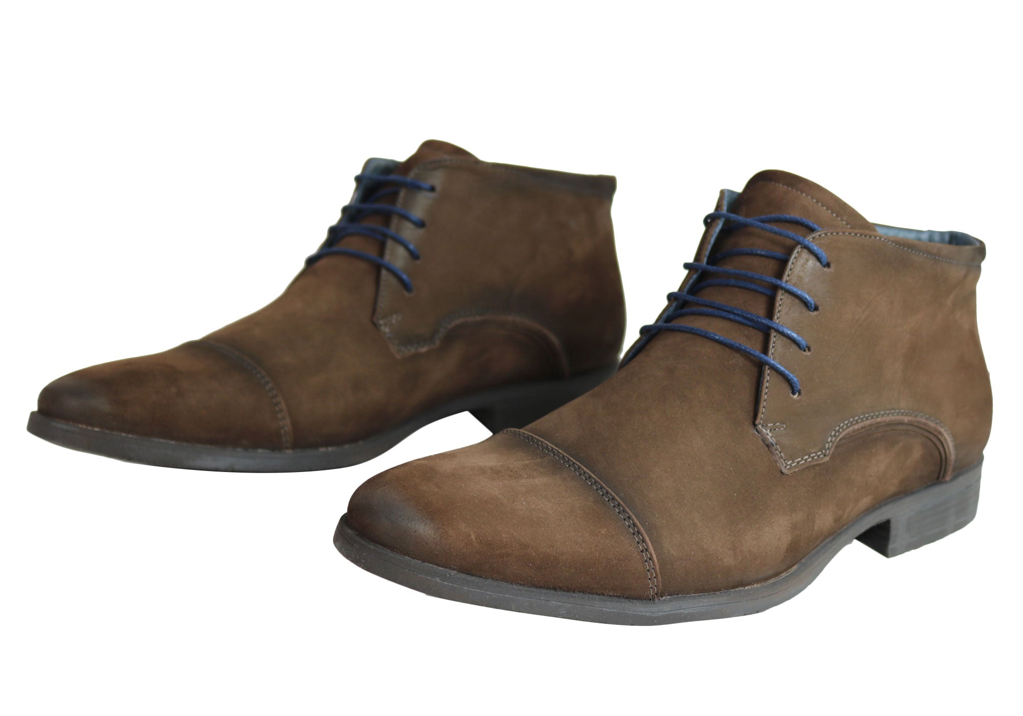 Savelli Colton Men's Comfortable Leather Lace-Up Boots - Handcrafted in Brazil - Perfect for Work, Outdoor & Casual Wear