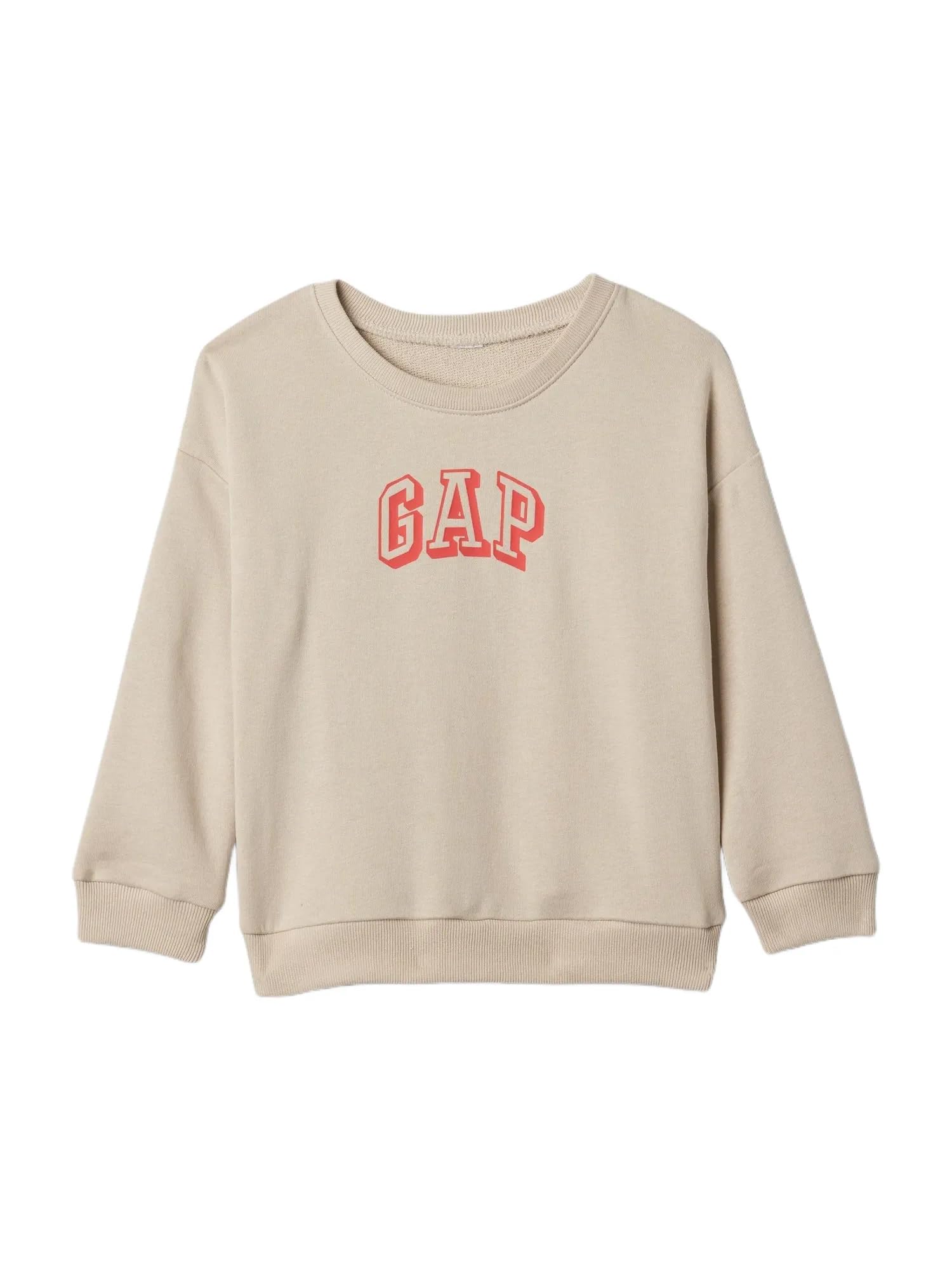 GAP Baby Boys' Logo Crewneck Sweatshirt | Soft Cotton Pullover for Toddlers & Infants | Playtime & Casual Outfit Essential