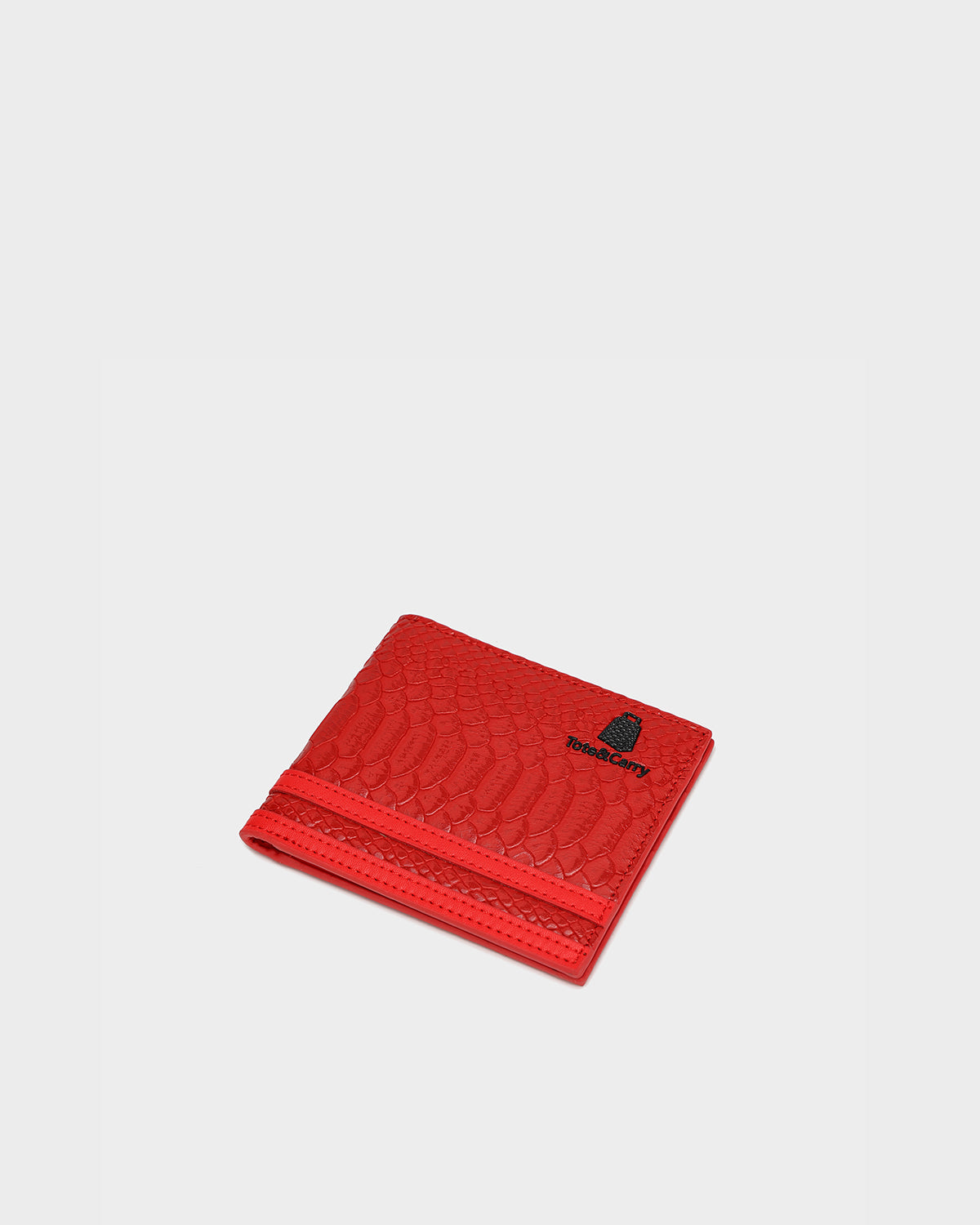 Apollo 1 Genuine Leather RFID Blocking Wallet for Men - Slim Bifold Credit Card Holder with Cash Pocket (Red) | Perfect for Everyday Carry, Travel & Business