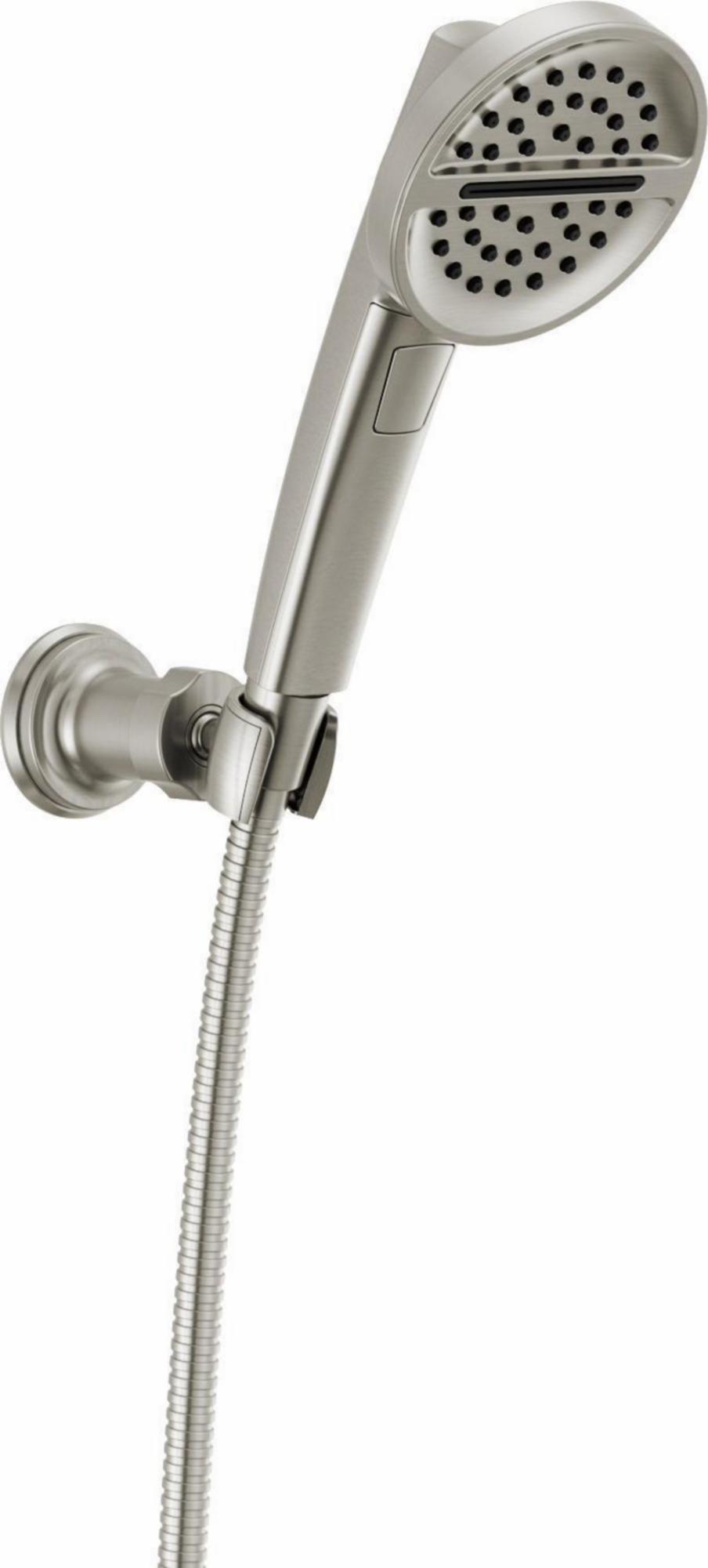 3-Setting Wall Mount Hand Shower with Lumicoat Finish - Stainless Steel (Model 55386 SS PR Delta) - Perfect for Bathroom, Spa & RV Use