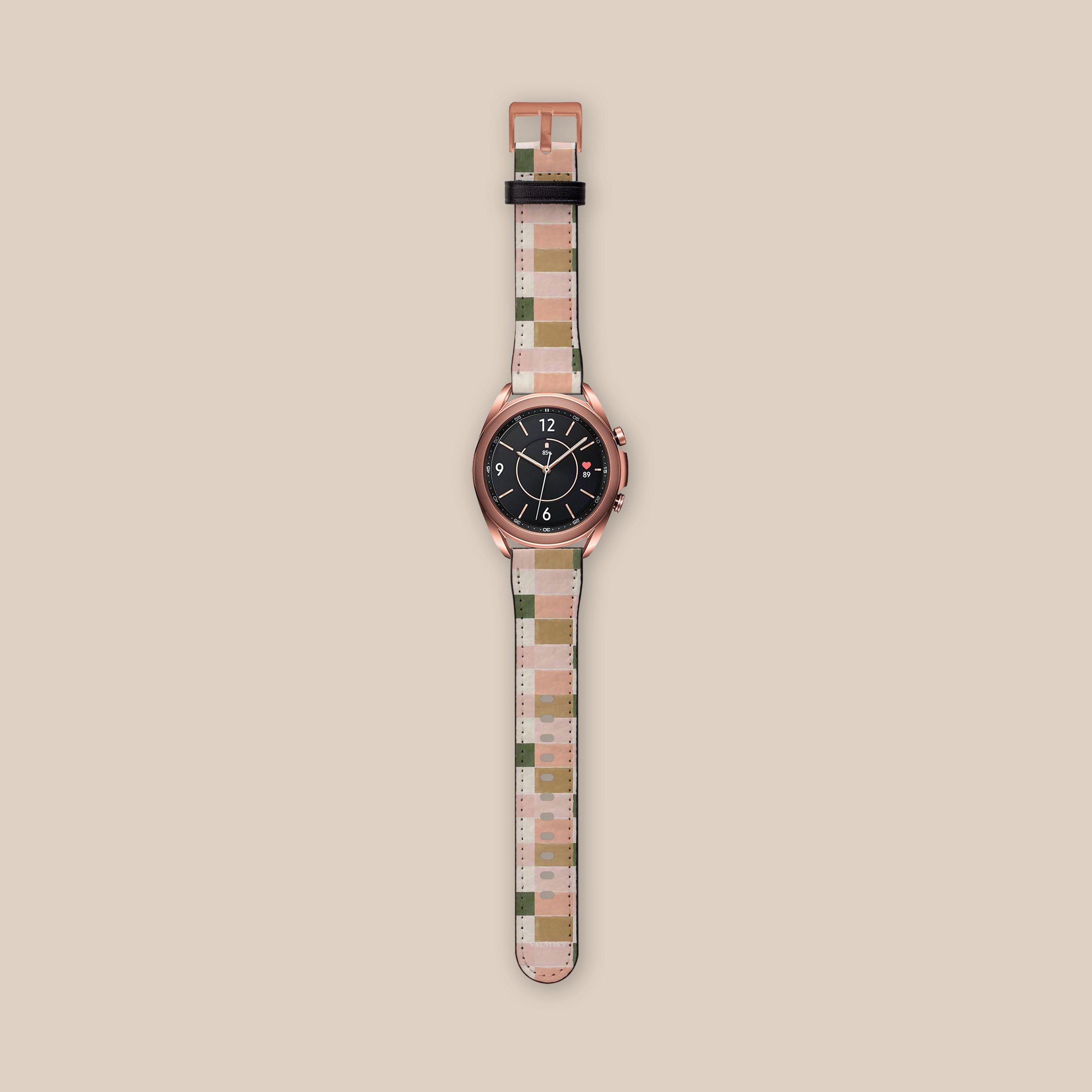Galaxy Watch Band for Women & Men - Stylish Spring Dream Design - Compatible with Samsung Galaxy Watch 4/5/6, Active 2, Gear S3 - Perfect for Workouts, Running & Everyday Wear