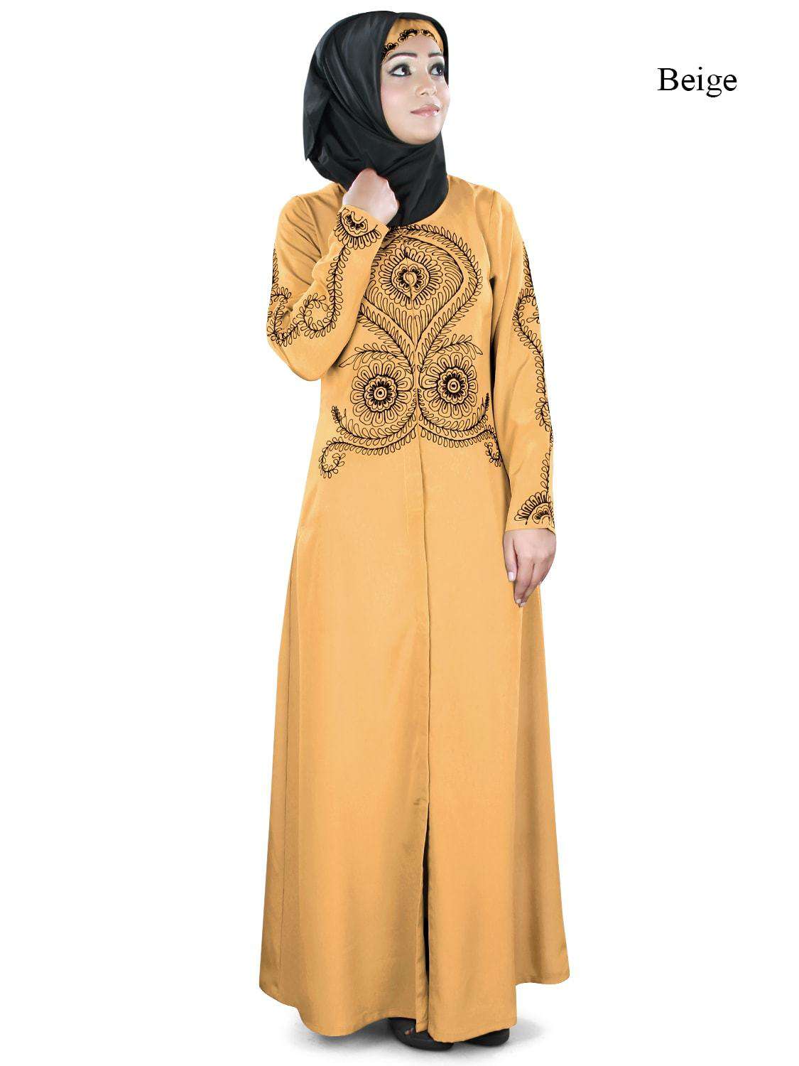 Elegant Mahnoor Abaya for Women - Modest Islamic Dress - Perfect for Prayer, Eid, and Special Occasions