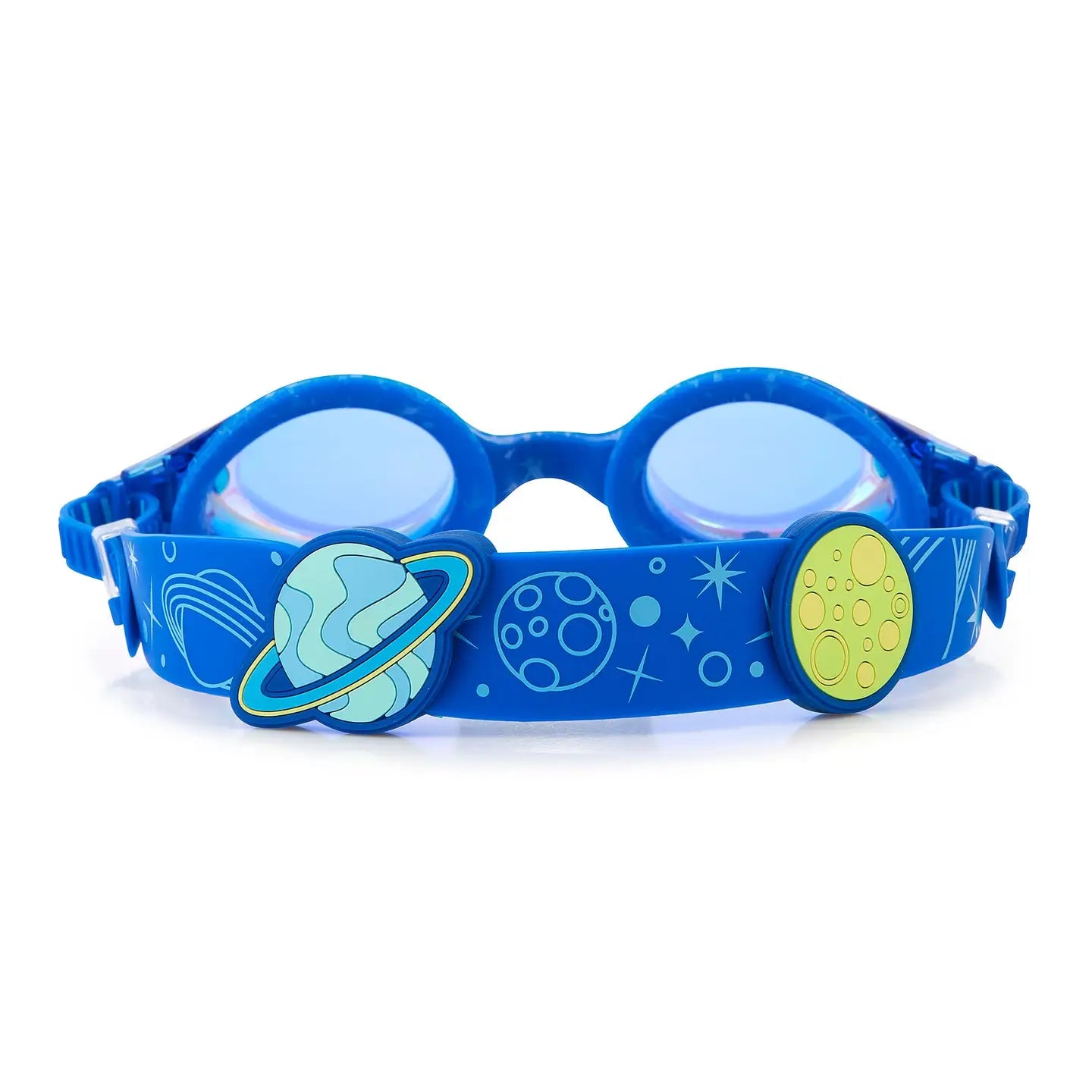 Bling2O Solar System Blue Moon Swim Goggles - UV Protection, Anti-Fog for Outdoor Swimming, Snorkeling & Water Sports