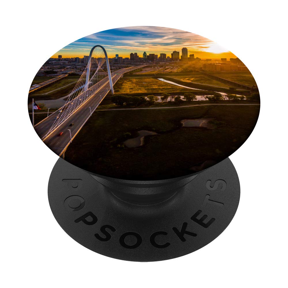 Dallas Sunrise PopSockets Phone Grip & Stand - Expandable Phone Holder for iPhone, Samsung, Tablets - Perfect for Selfies, Video Calls & Hands-Free Viewing