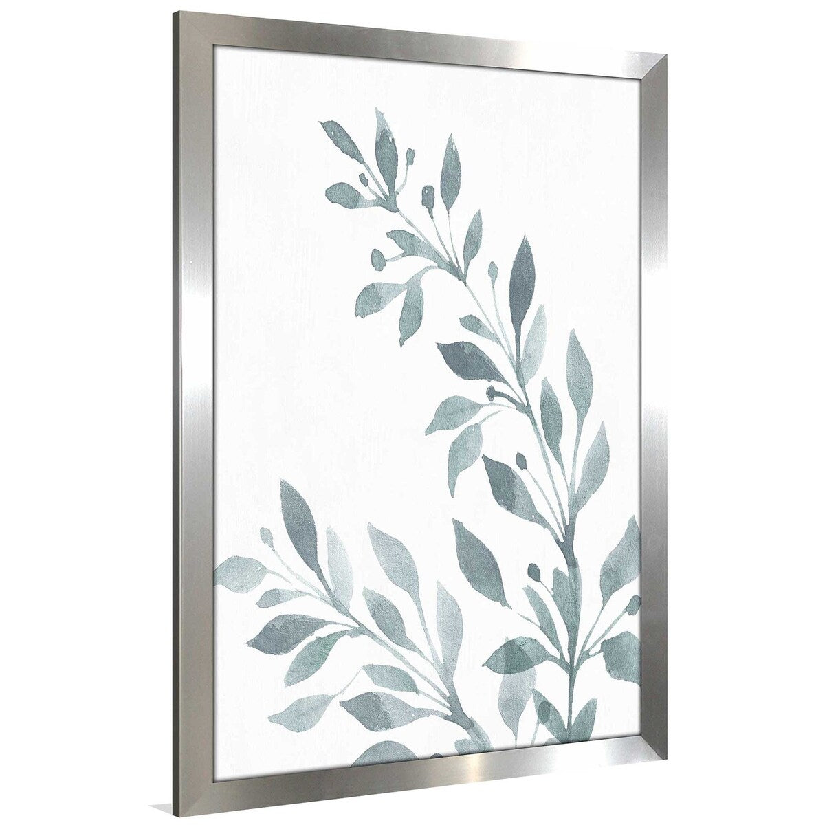 Conrad Knutsen Blue Botanical Wash I Acrylic Print - Modern Wall Art for Living Room, Bedroom & Office Decor