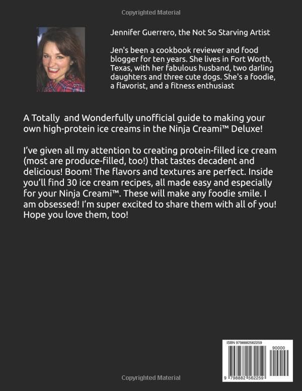 Jen's Protein Nice Creams - High-Protein Ice Cream Recipes for Ninja Creami Deluxe | Healthy Dessert & Post-Workout Snack