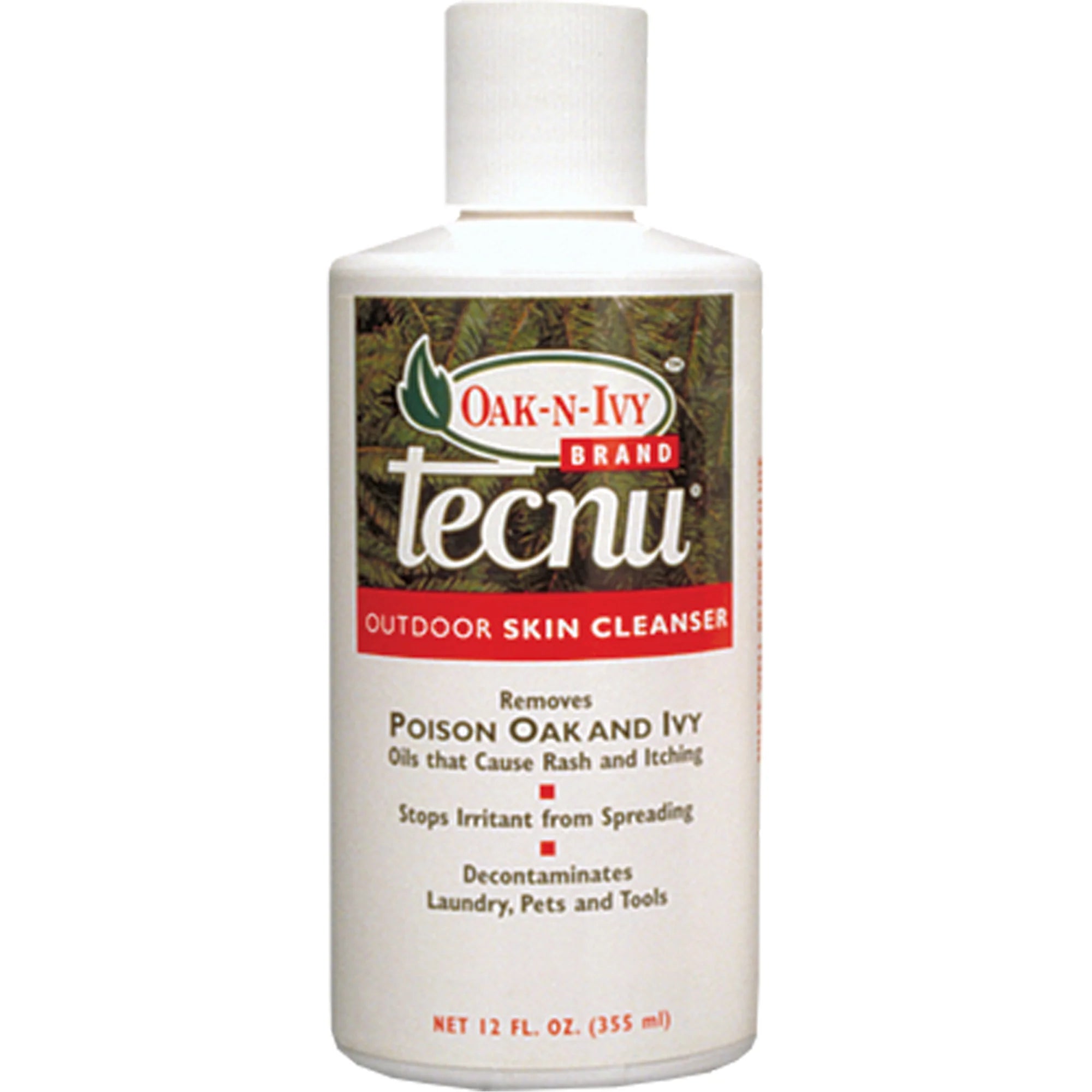 Tecnu Poison Oak & Ivy Cleanser 12 fl oz (355 mL) - Fast Relief for Skin Irritation from Poisonous Plants - Ideal for Hiking, Camping & Outdoor Adventures