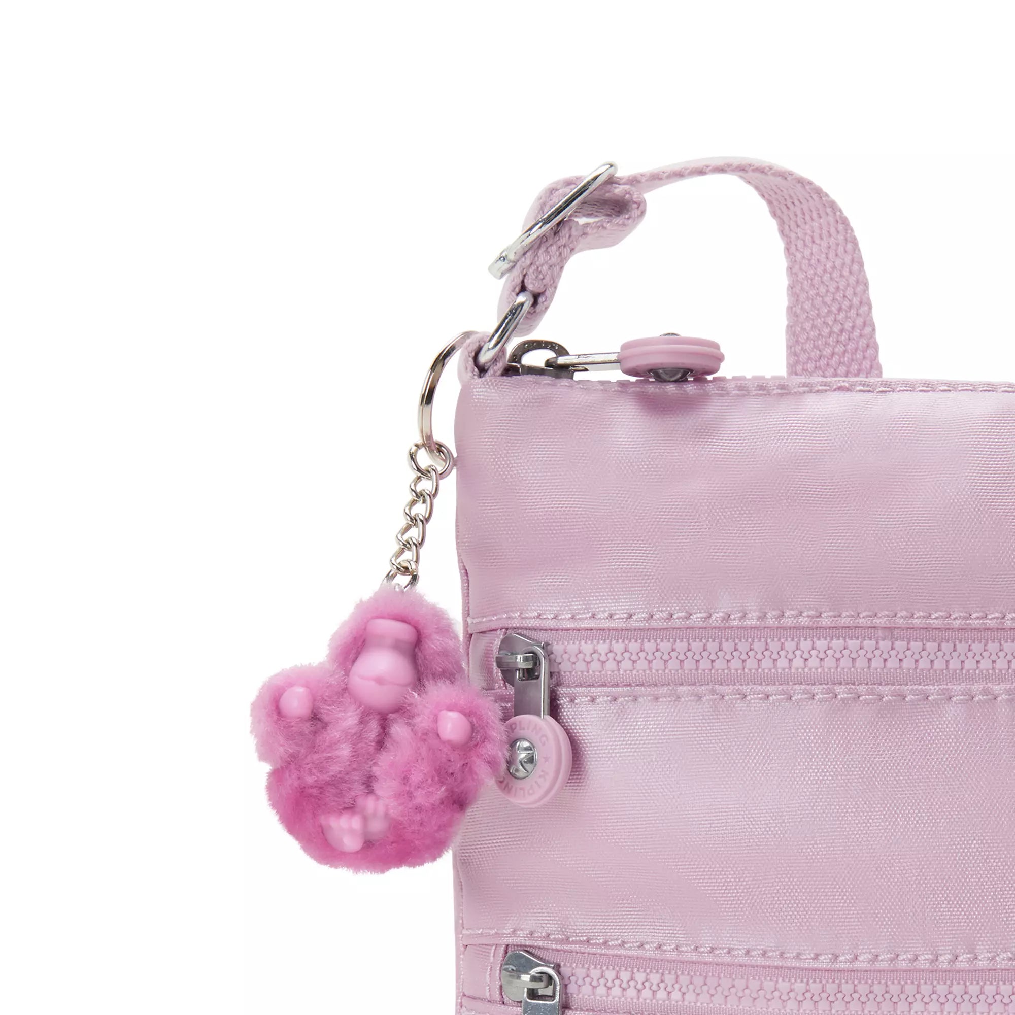 Kipling Keiko Metallic Crossbody Mini Bag - Stylish Lilac Purse for Women | Perfect for Everyday Use, Travel & Date Night