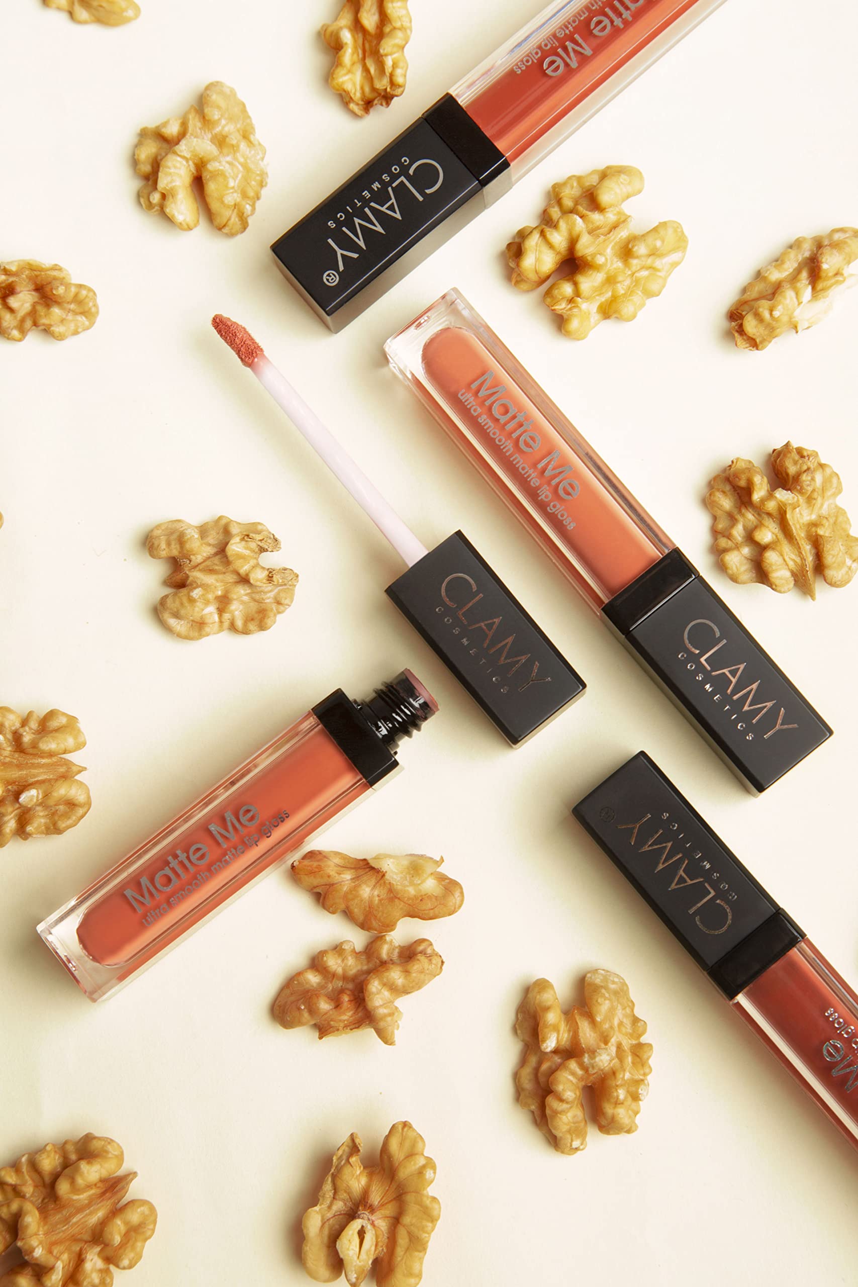 CLAMY Matte Me Waterproof Ultra Smooth Long Lasting Lip Gloss & Liquid Lipstick for Women - 6g (Wine Red) | Hydrating, Transfer-Proof, All-Day Wear for Parties, Dates & Special Occasions