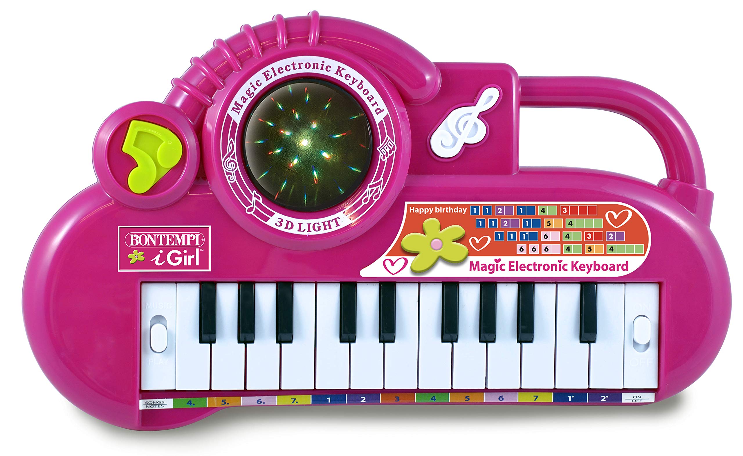 Bontempi 12-Key Keyboard - Portable for Kids & Beginners