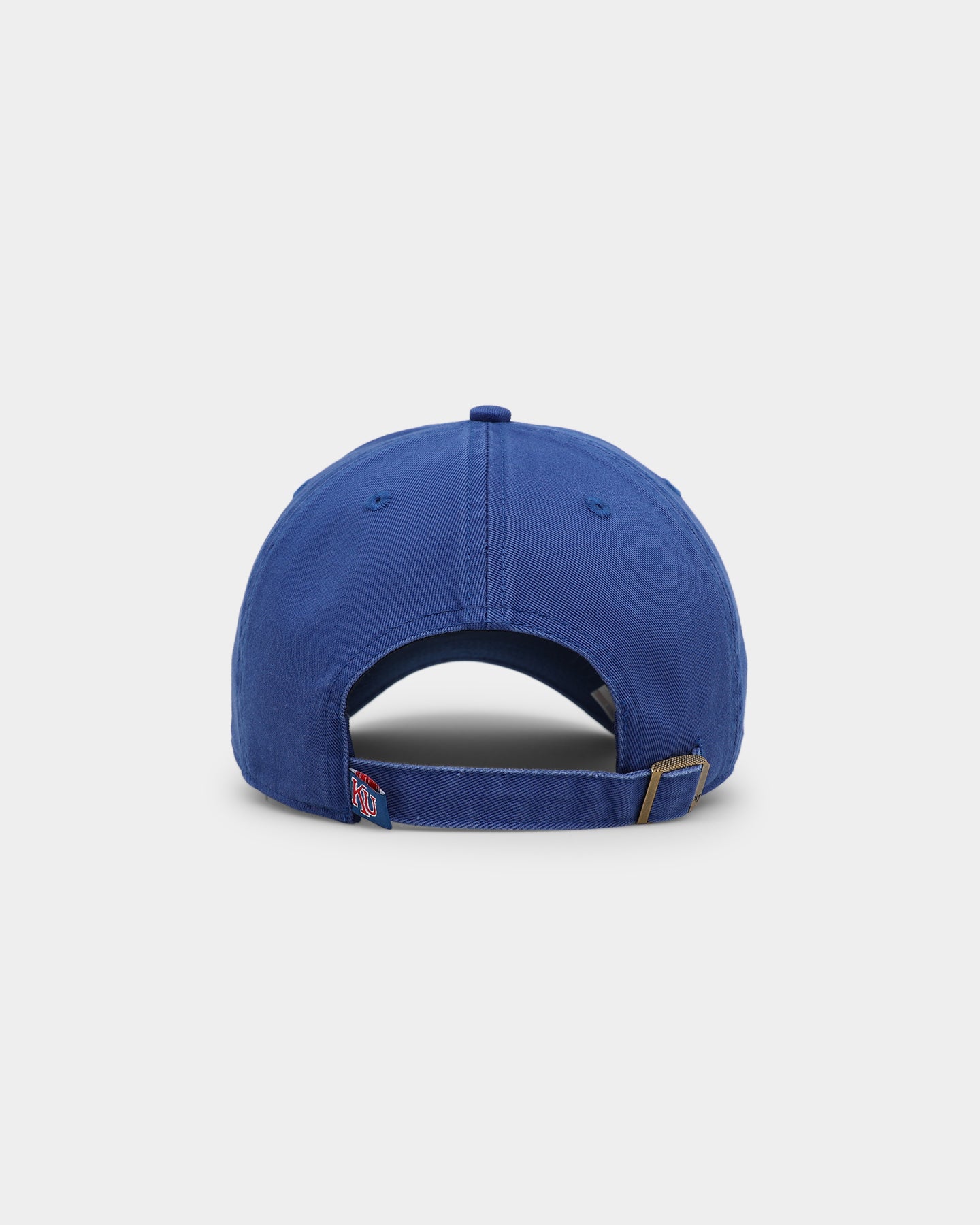 47 Brand Kansas Jayhawks '47 Clean Up Adjustable Strapback Hat - Royal Blue | NCAA College Basketball Fan Gear for Men & Women | Perfect for Game Day, Tailgating and Casual Wear