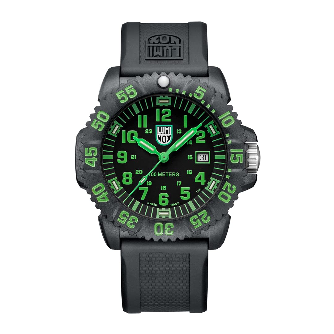 Luminox G Sea Lion Men's Military Watch with Date Function - 100m Water Resistant - Swiss Made - Durable Tactical Timepiece for Outdoor, Diving & Adventure Activities