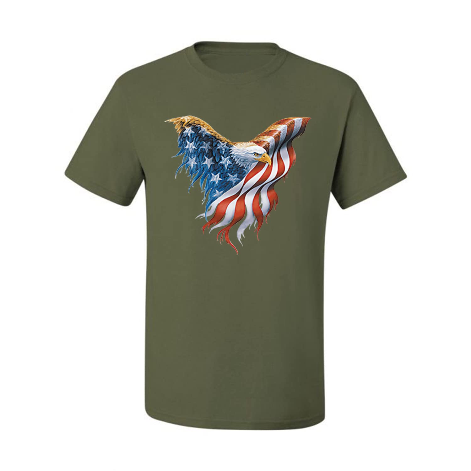 American Flag Eagle Patriotic Graphic T-Shirt for Men | USA Pride Americana Tee | Casual Wear, 4th of July Celebration & Independence Day Outfit