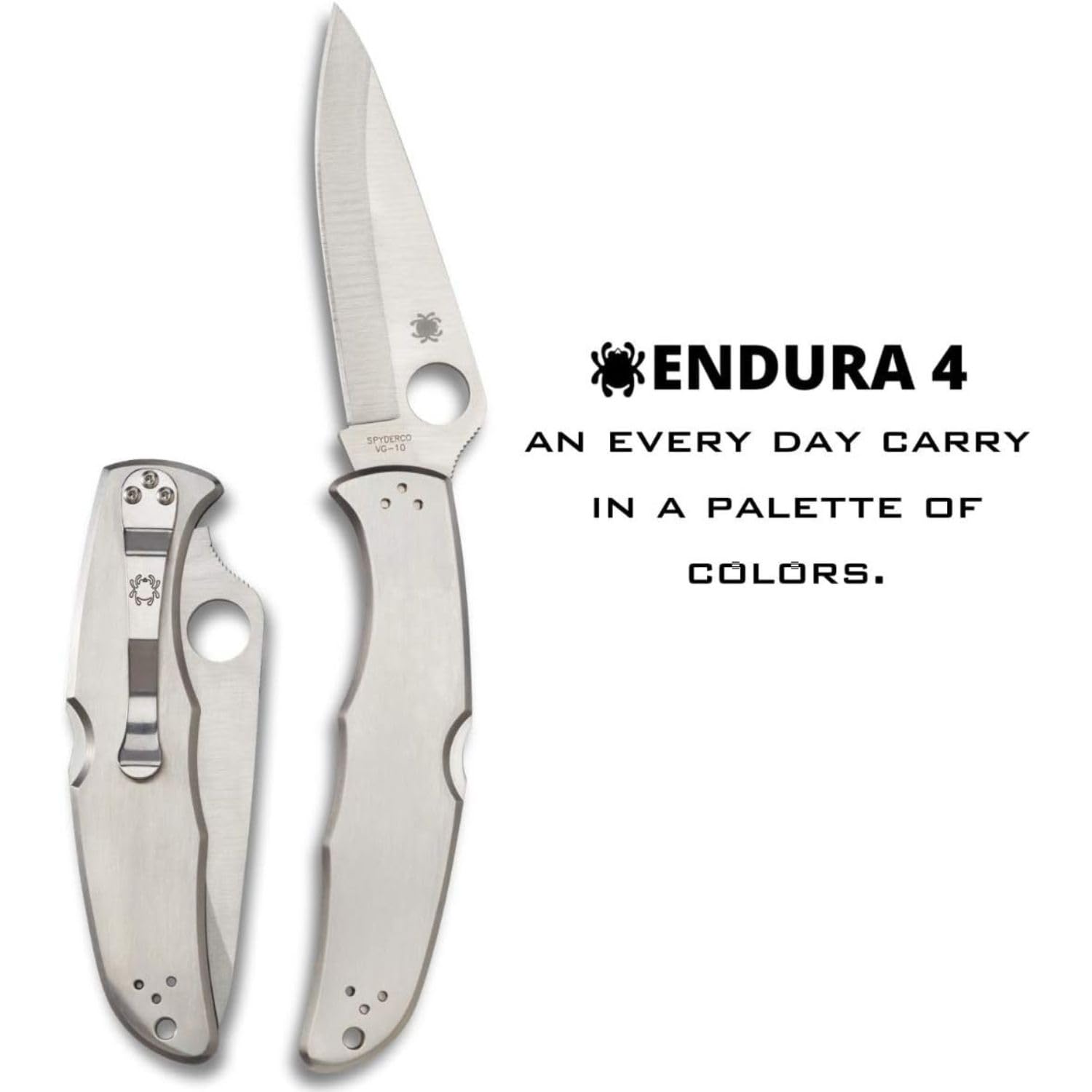Spyderco Endura 4 Folding Knife - 3.82