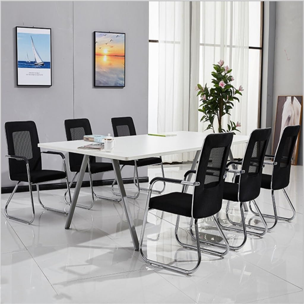 Ergonomic Mesh Office Chair - Adjustable Height, Lumbar Support & Breathable Backrest for Home Office, Conference Room, Gaming & Work (Black, Size A) - Perfect for Long Hours Sitting & Comfortable Workspace Setup