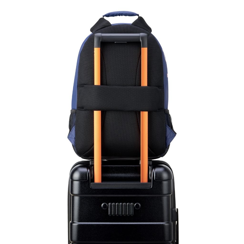 Jeep Duel Material 15.6 Inch Laptop Backpack - Water-Resistant Navy Blue Computer Bag for Work, School & Travel