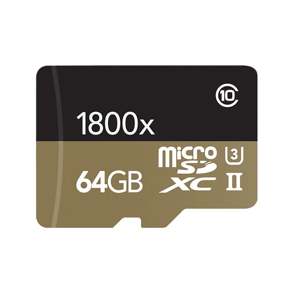 YTBLF 1800x 32GB/64GB Micro SD Card Class 10 UHS-II High Speed Memory Card - Perfect for Drones, Action Cameras, UAVs, Dash Cams & Smartphones - Fast Transfer for 4K Video & HD Photos