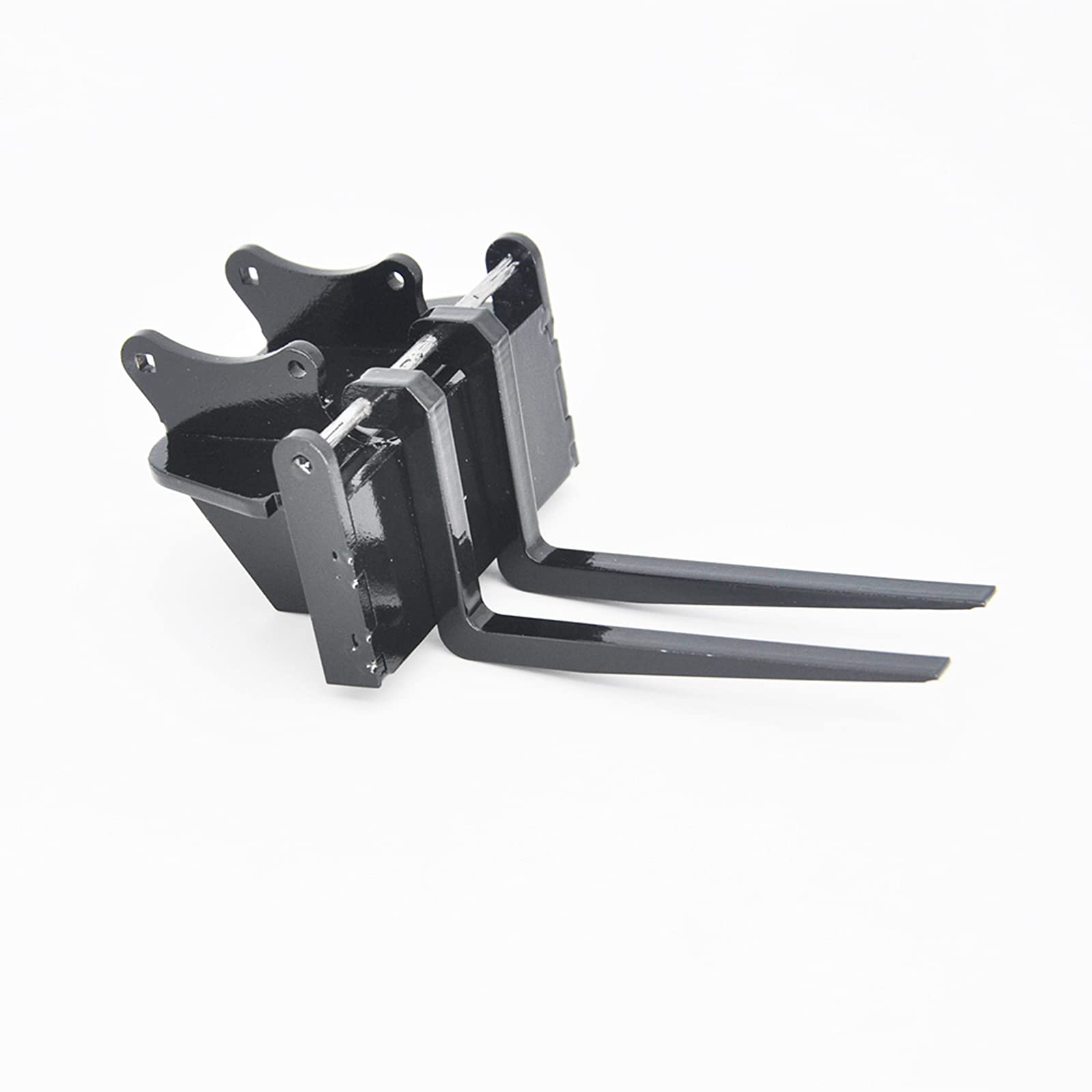 Heavy Duty Full Metal Excavator Bucket Forks - Compatible with Huina 550 580 592 593 RC Excavators - DIY Modification Kit for Construction, Landscaping & RC Hobby Projects