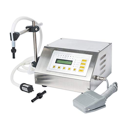 Digital Liquid Filling Machine Pump - Precise 5ml-3500ml Volume Control for Water, Alcohol & Beverages | GFK160 Model with 10mm Nozzle | Perfect for Home Brewing, DIY Cocktails & Small Business Production