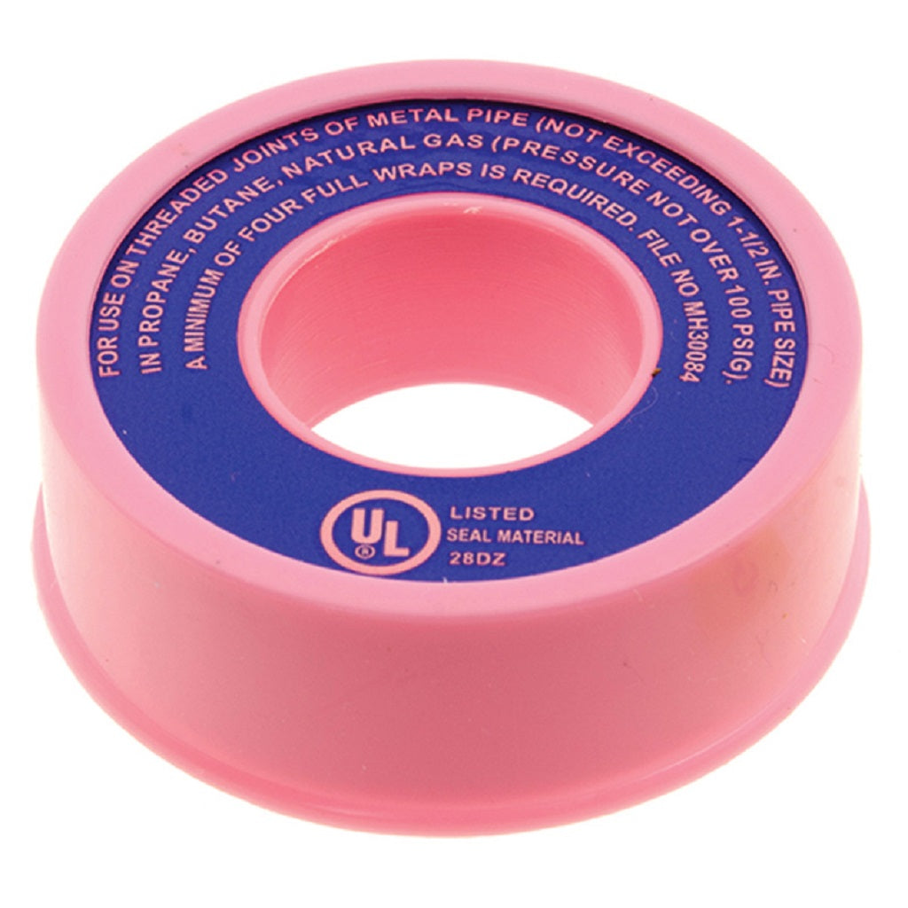 G10PH Heavy Duty Teflon Thread Sealing Tape UL Certified for Natural Gas - Perfect for Plumbing, Pipe Fittings & Gas Line Connections