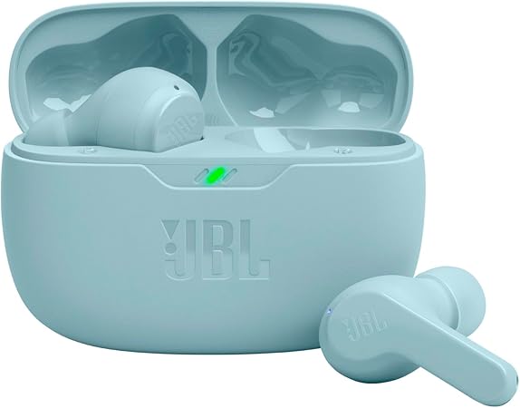 JBL Vibe Beam True Wireless Earbuds - Bluetooth 5.2, 32H Playtime, IP54 Waterproof, Clear Calls - Perfect for Gym, Running & Travel (2023 New Model)