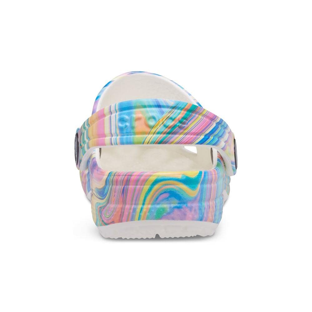 Crocs Classic Solar Rainbow Clogs - Comfortable & Lightweight Unisex Slip-On Shoes for Men & Women | Perfect for Beach, Pool, Garden & Casual Wear