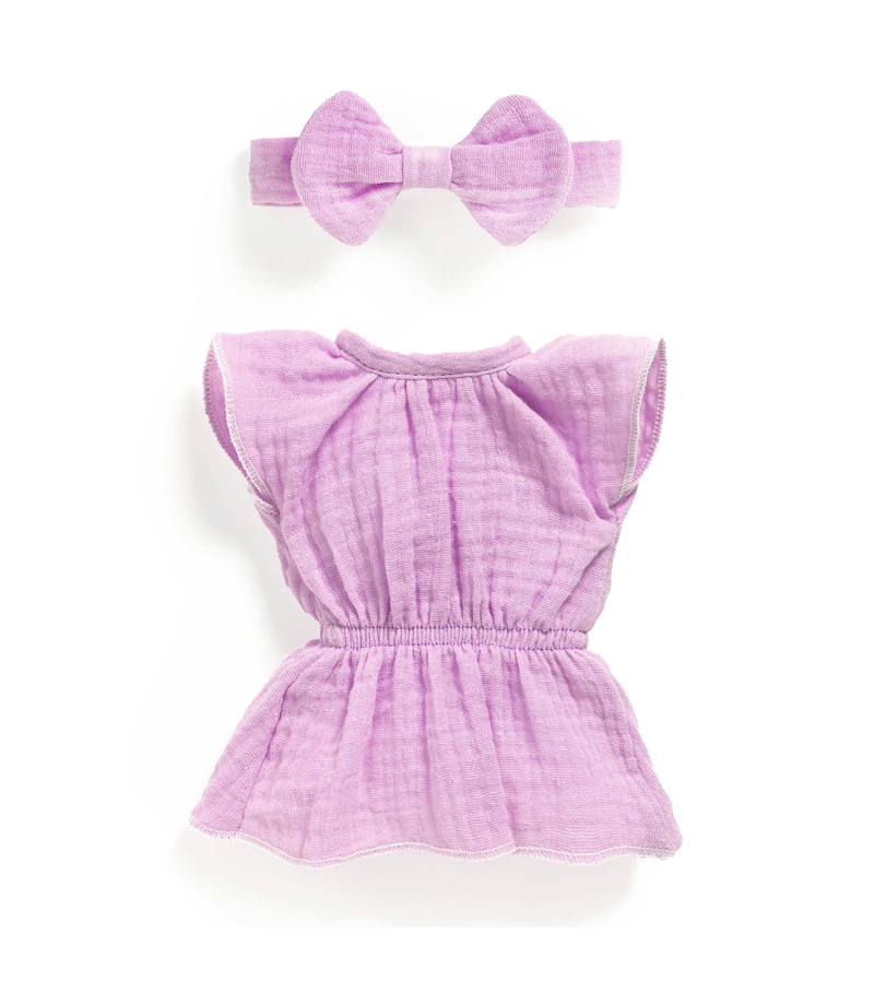 Pomea Violette Outfit - Premium Doll Clothes by Djeco | Fashionable Dress-Up Play for Kids & Collectors