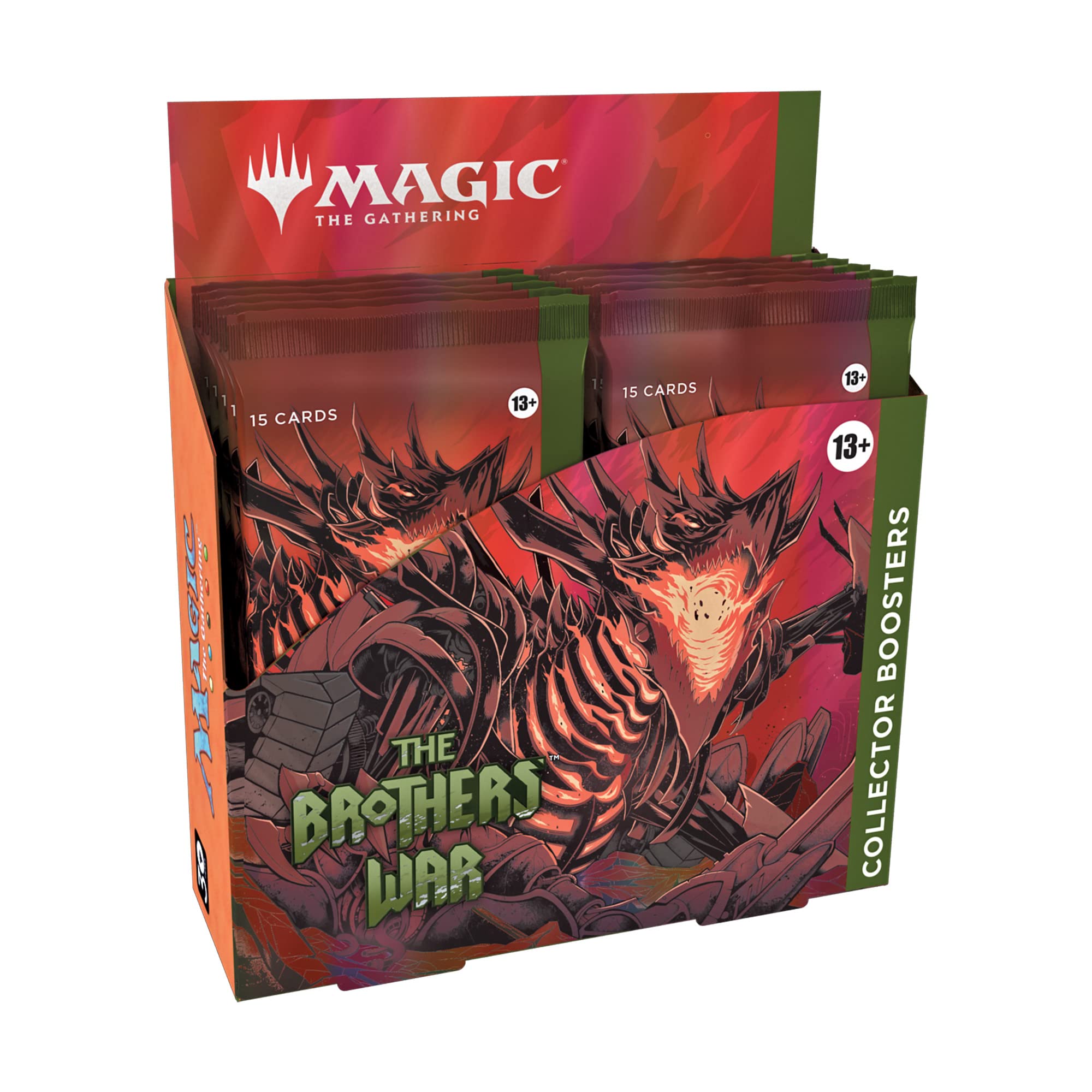 Magic The Gathering The Brothers War Collector Booster Box - 12 Packs (180 Cards) | MTG Collectible Trading Card Game for Deck Building & Strategy Battles