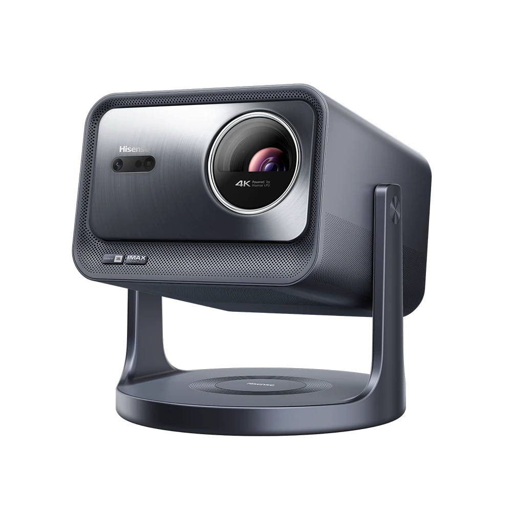 Hisense C2 Pro Triple Laser Smart Mini Projector - 4K UHD, 3000 ANSI Lumens, Android TV, WiFi & Bluetooth - Perfect for Home Theater, Gaming, and Outdoor Movie Nights