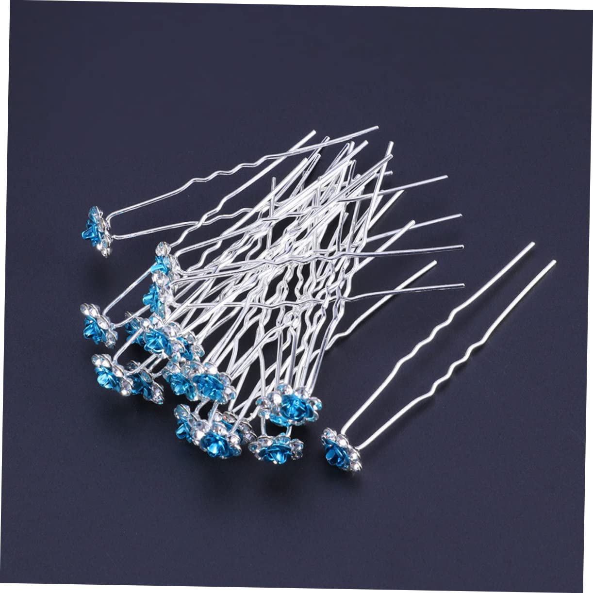 80 Pcs Rose Hair Clips with Pearls & Rhinestones – Elegant Bridal Hair Accessories for Weddings, Prom, Parties & Special Occasions | Minkissy Hair Decor, Hair Forks & Headbands