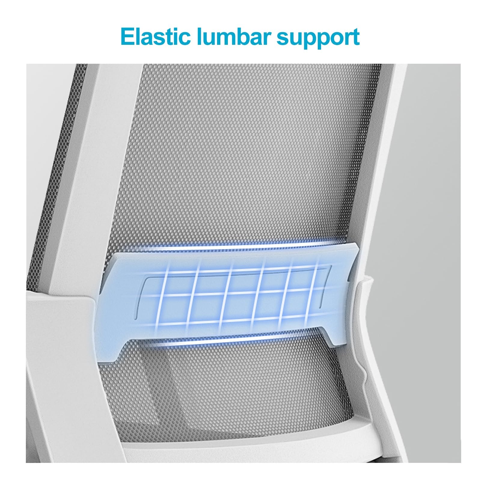 Ergonomic Office Chair - Adjustable Lumbar Support & Breathable Mesh Back - Home & Executive Desk Chair for Work, Gaming & Study (Black) - Perfect for Long Hours Sitting in Office, Home Office or Conference Rooms