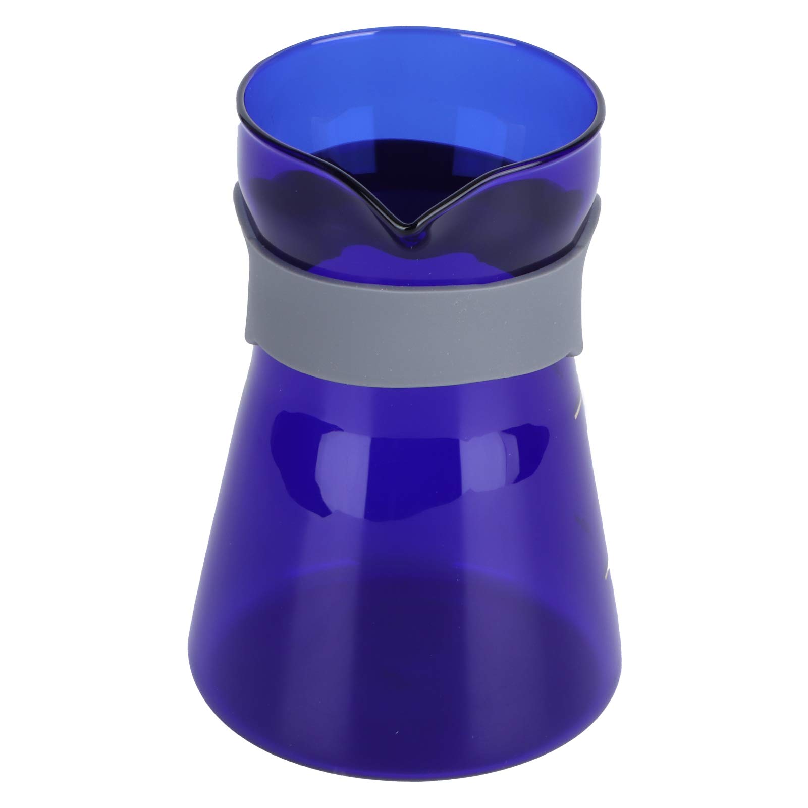 Heat-Resistant Glass Coffee Pot with Graduation Line - Durable Coffee Brewer for Home, Kitchen & Coffee Shops - Perfect for Pour Over, French Press & Drip Coffee (Blue)
