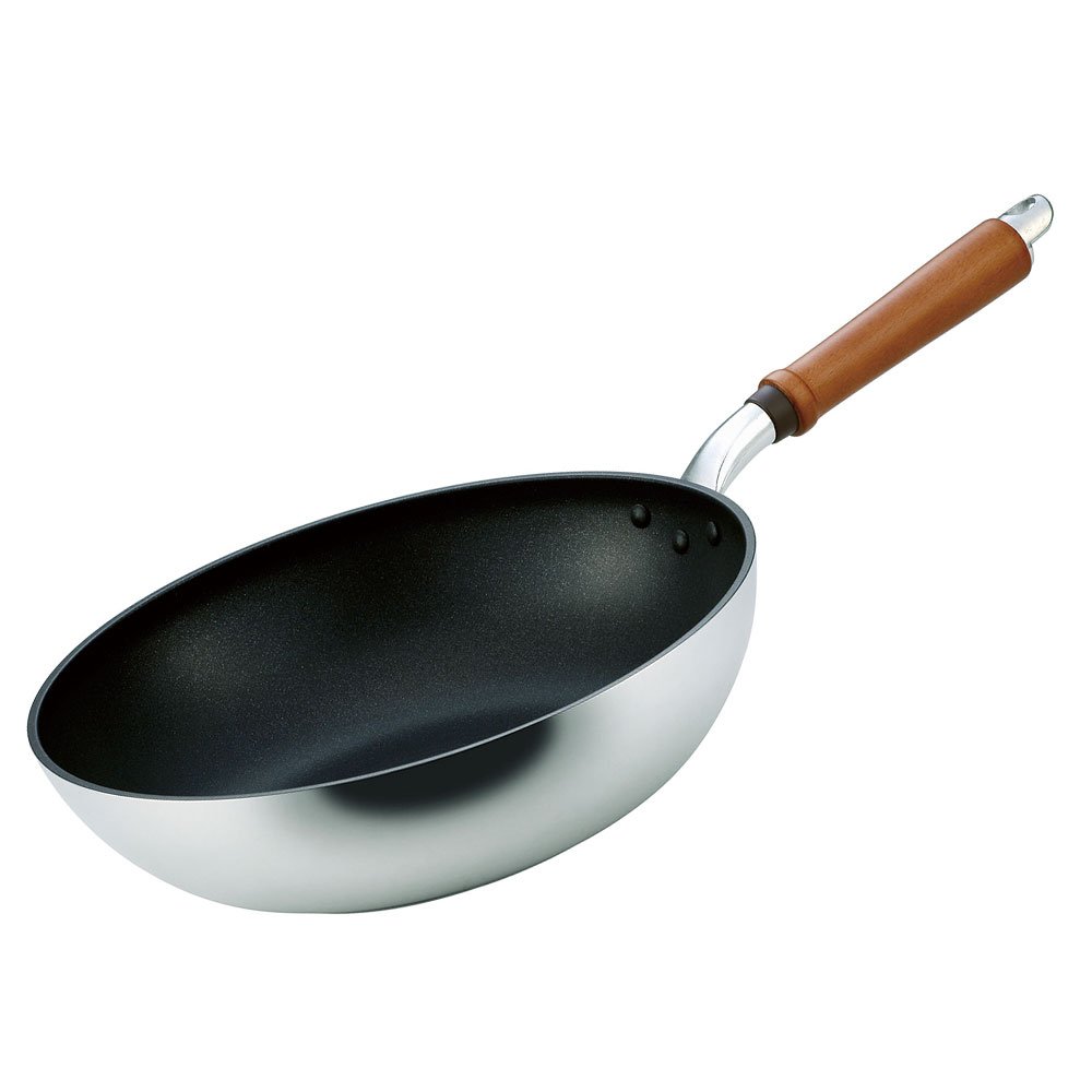 Premium Hokuriku Aluminum Sake Pot - 11.8 Inch (30cm) Lightweight Japanese-Made Cooking Pan for Gas Stove | Deep Design with Uniform Heating | Durable & Time-Saving Frying Pan | Perfect for Sake Warming, Hot Pot, and Japanese Cuisine Cooking