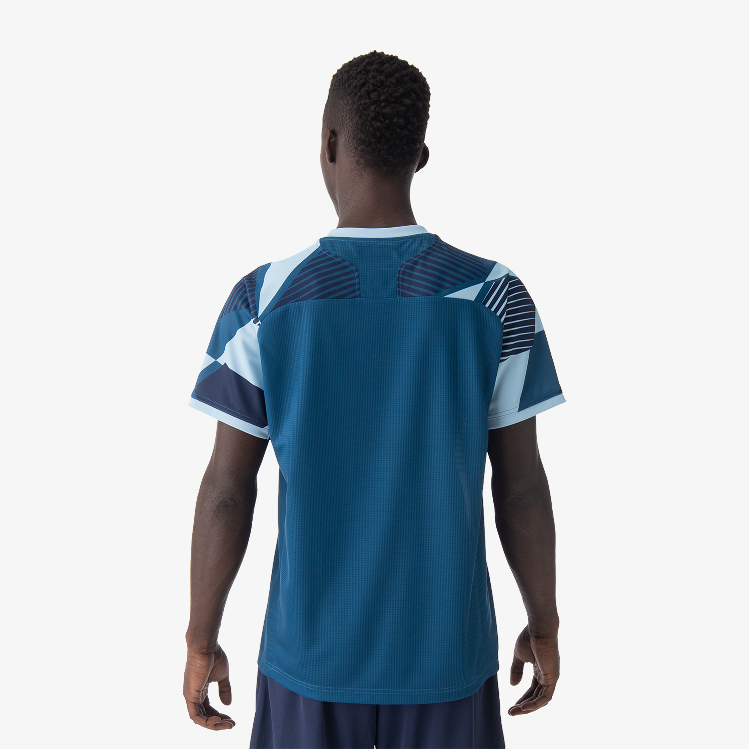 Yonex Men's Crew Neck Short Sleeve T-Shirt 10635 - Ink Blue - Moisture Wicking & Breathable Activewear for Tennis, Gym & Casual Wear