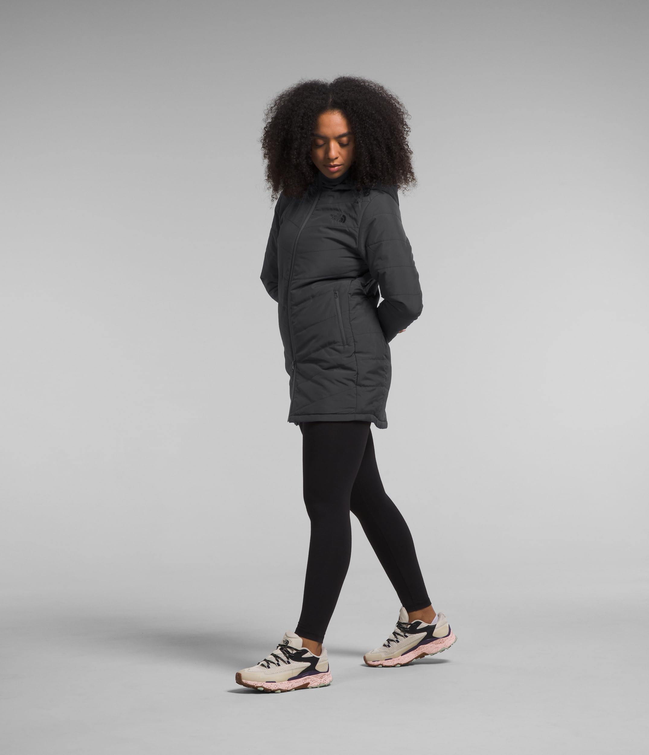 The North Face Tamburello Parka for Women - Waterproof Winter Jacket with Hood, Warm Insulated Coat for Cold Weather - Perfect for Skiing, Hiking & Outdoor Adventures