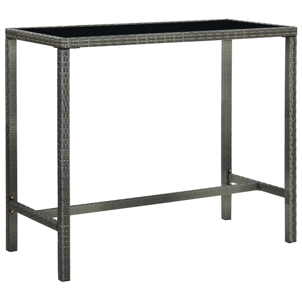 Patio Bar Height Outdoor Dining Table - 51.2