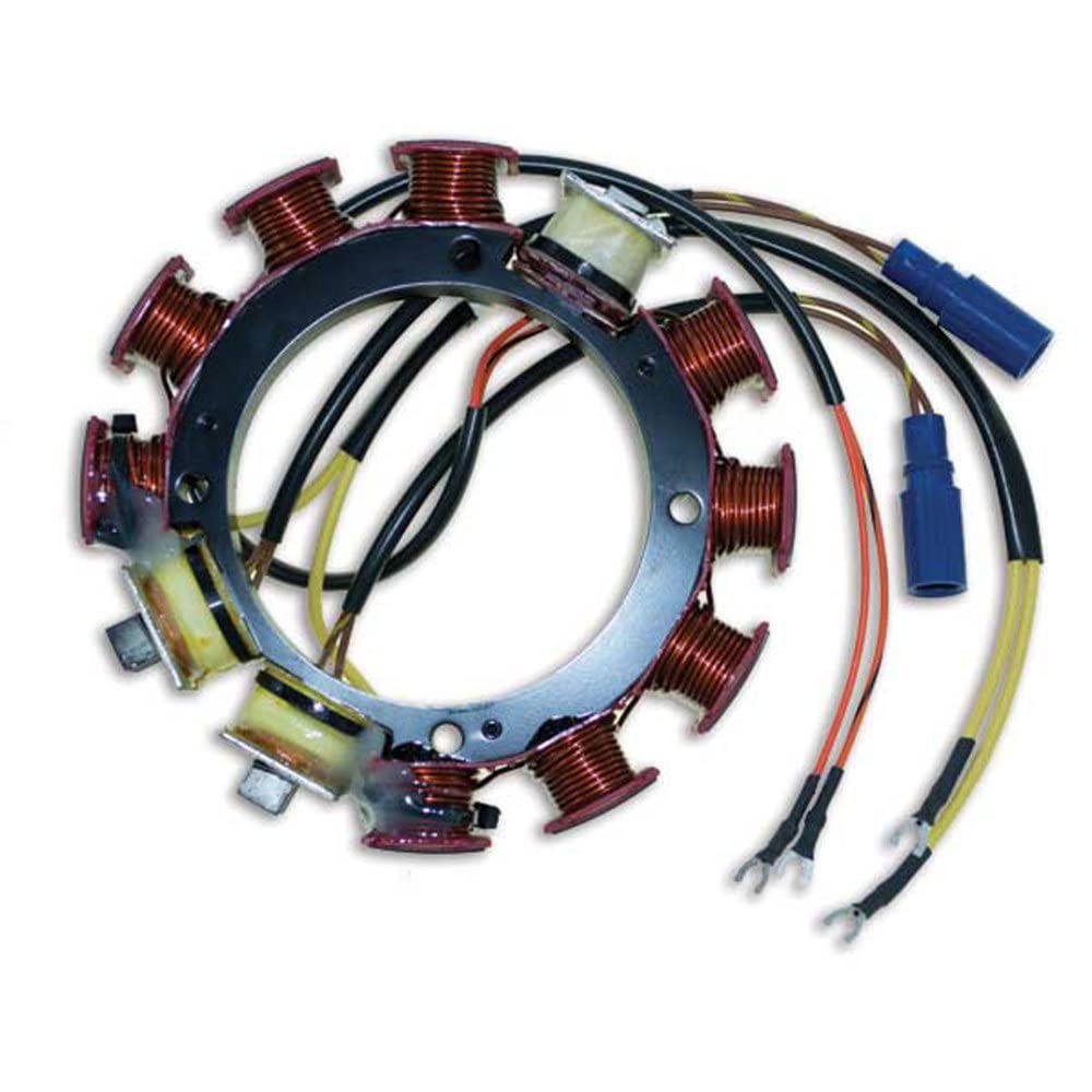 CDI Electronics 173-4287 Johnson Evinrude Outboard Motor Stator - 35 Amp for 6 & 8 Cylinder Engines (1988-1994 Models) | Perfect for Marine Engine Repairs & Boat Maintenance