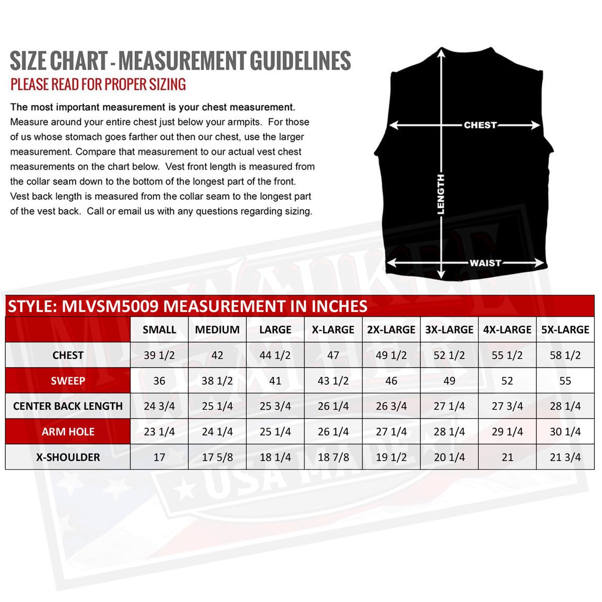 Premium Black Leather Motorcycle Vest for Men - Made in USA | Milwaukee Leather MLVSM | Perfect for Biker Riders & Motorcycle Enthusiasts