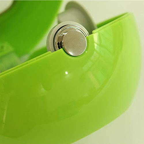Waterproof ABS Wall Mounted Toilet Paper Holder - Creative Ball Shape Bathroom Tissue Dispenser, Punch-Free Roll Cover, Green - Perfect for Bathroom, Kitchen & RV Storage
