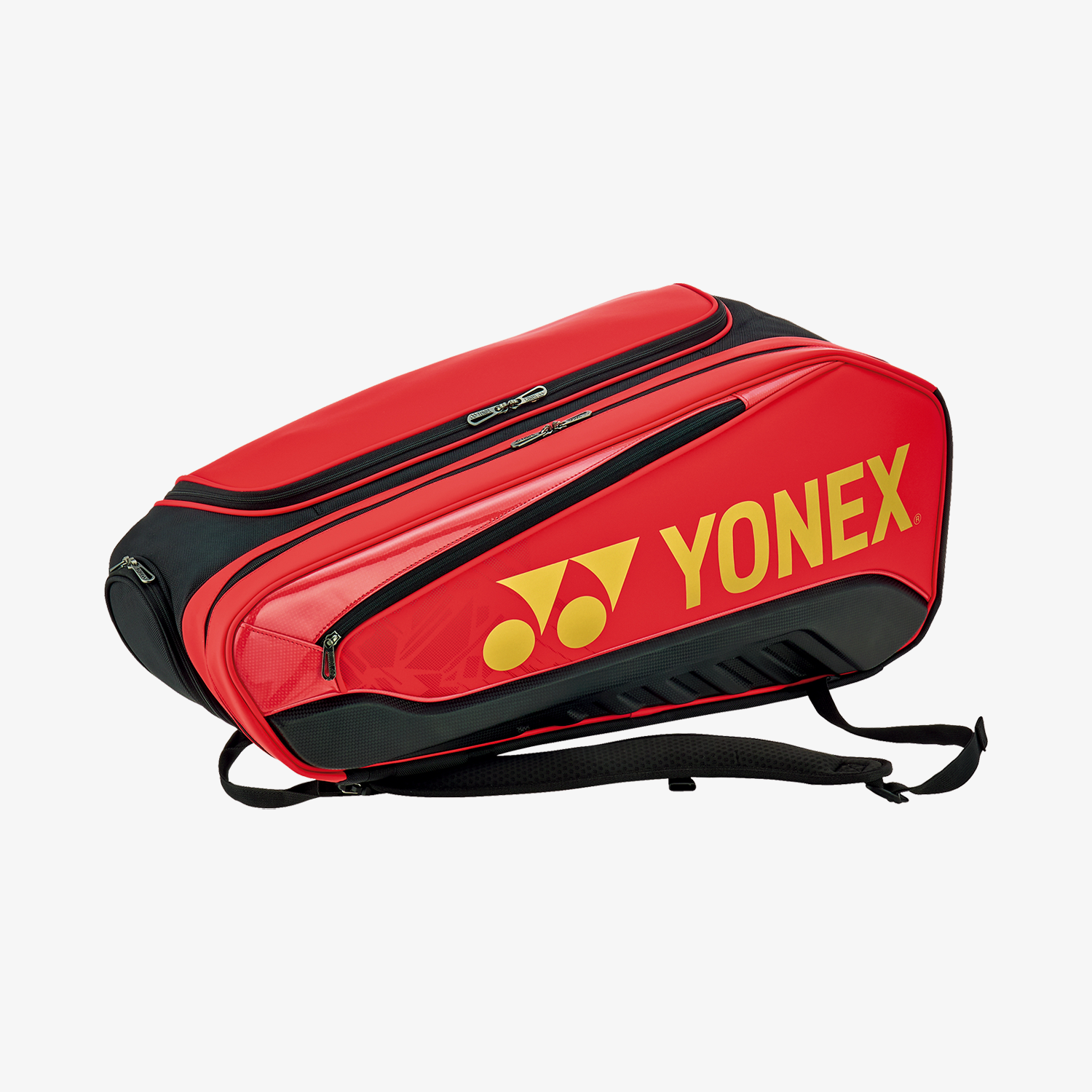 Yonex BAG02526RBK Expert Tennis Racket Bag 6-Pack (Red/Black) - Durable Sports Gear for Tennis Players & Coaches - Perfect for Tournaments, Training & Gym Storage